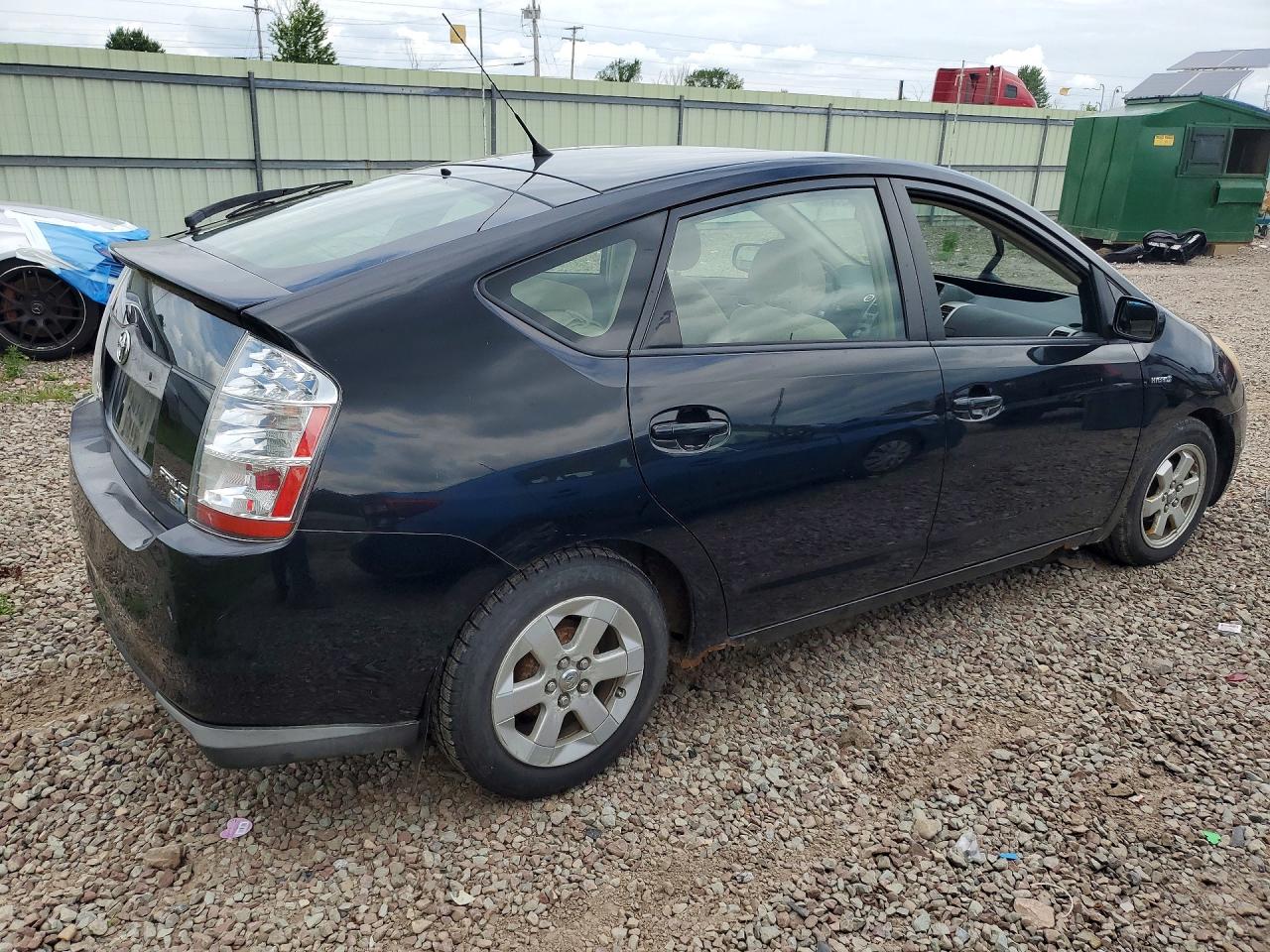 2008 Toyota Prius Base Black vin: JTDKB20UX83360730