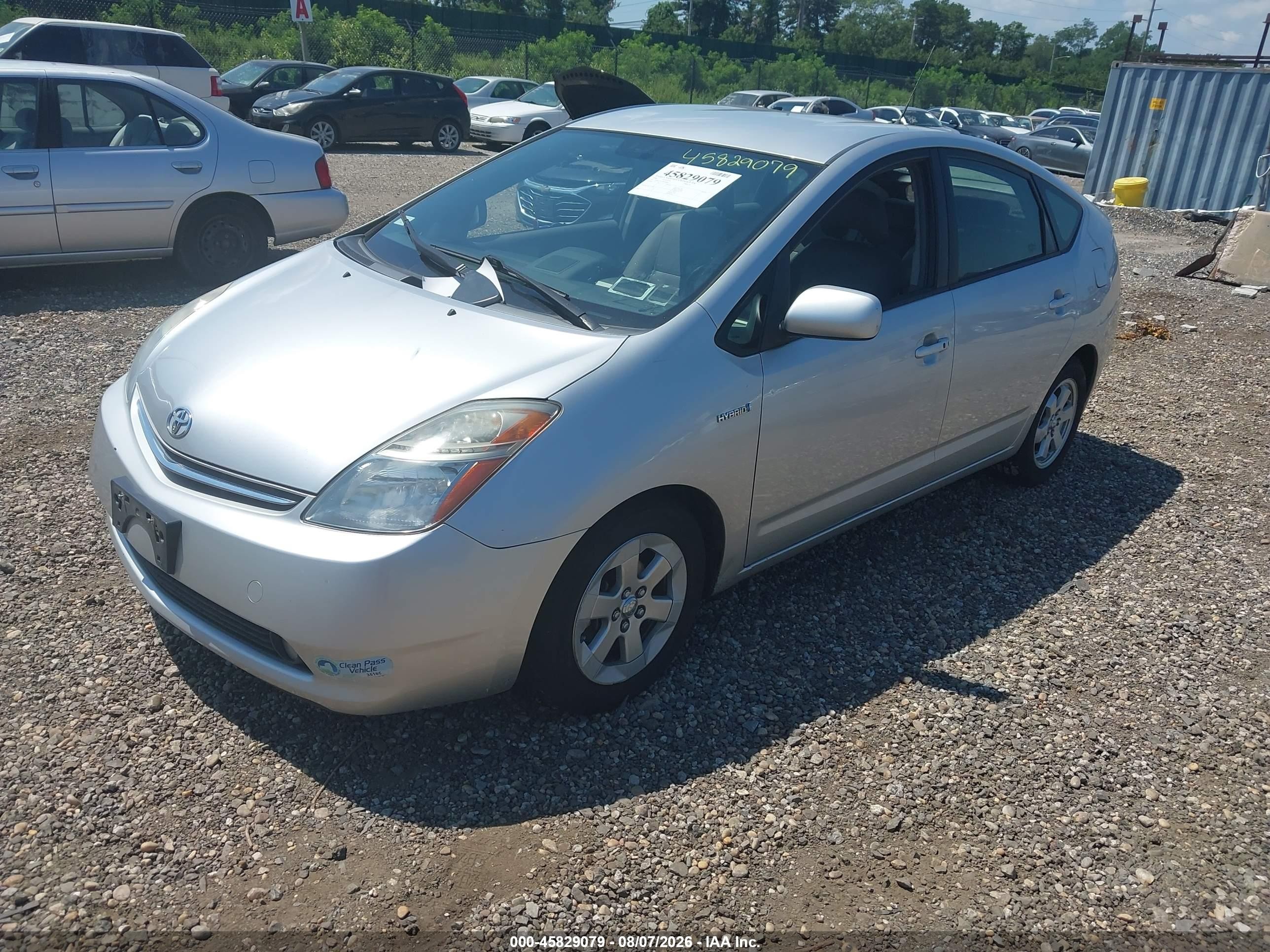 2008 Toyota Prius   Silver vin: JTDKB20UX83369900