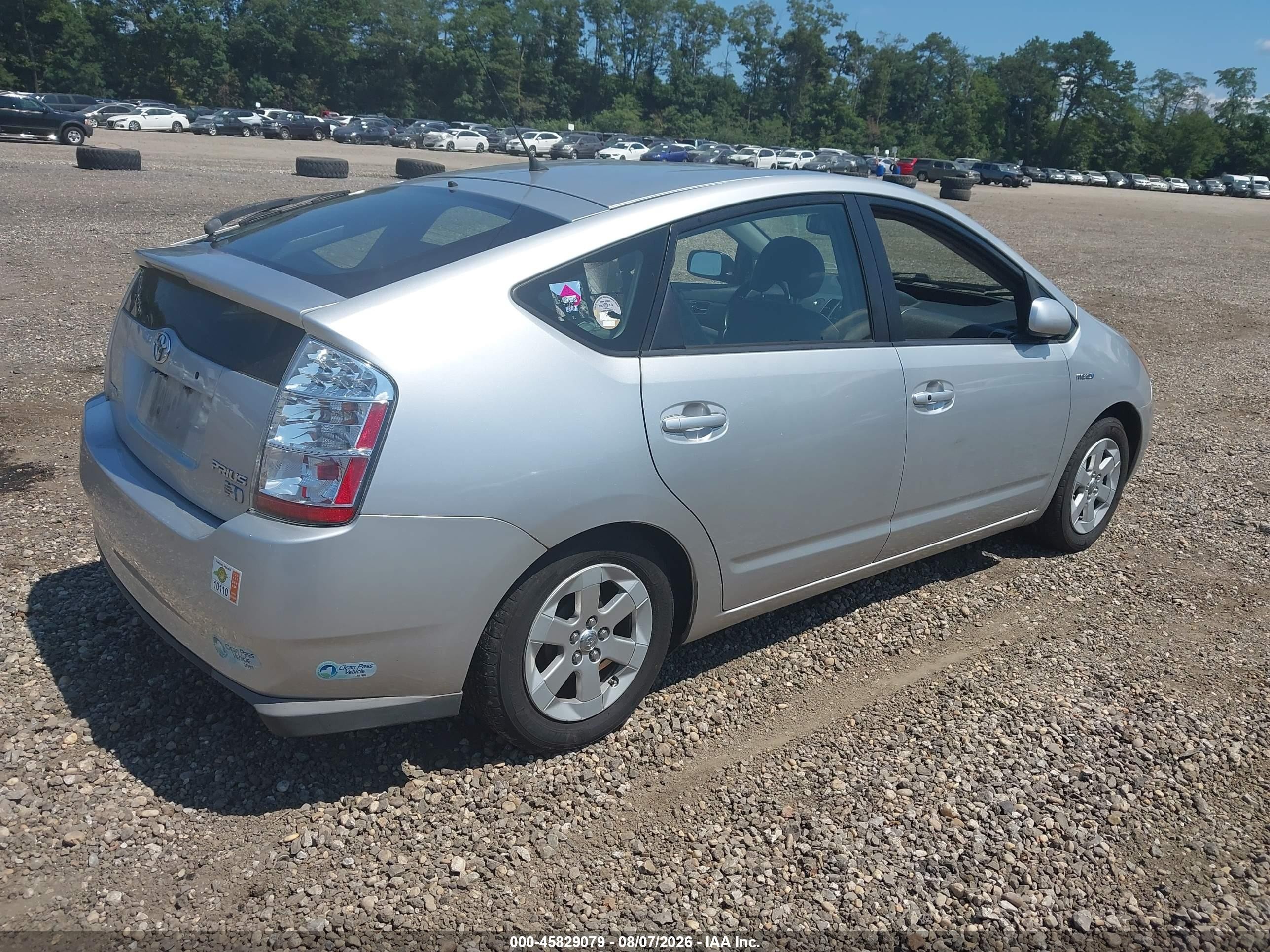 2008 Toyota Prius   Silver vin: JTDKB20UX83369900