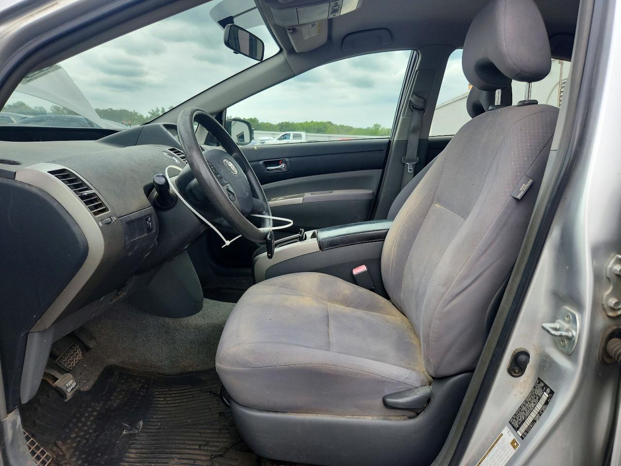 2008 Toyota Prius Base Gray vin: JTDKB20UX83390665
