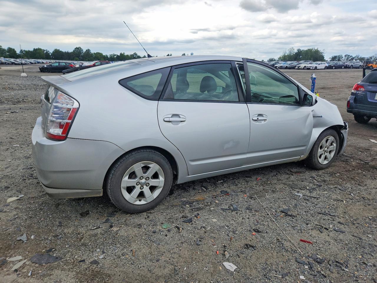 2008 Toyota Prius Base Gray vin: JTDKB20UX83390665