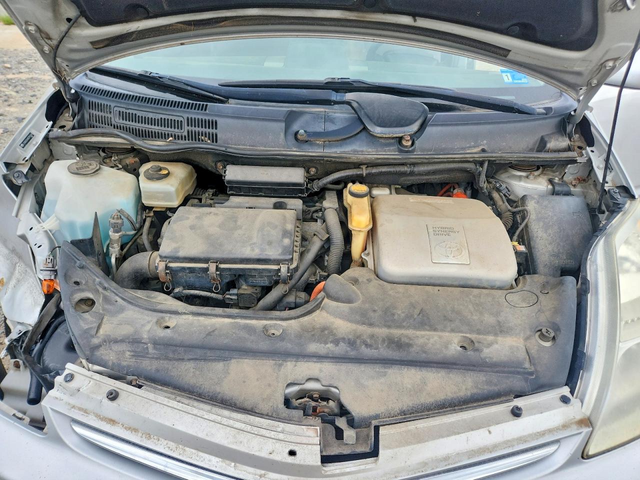 2008 Toyota Prius Base Gray vin: JTDKB20UX83390665