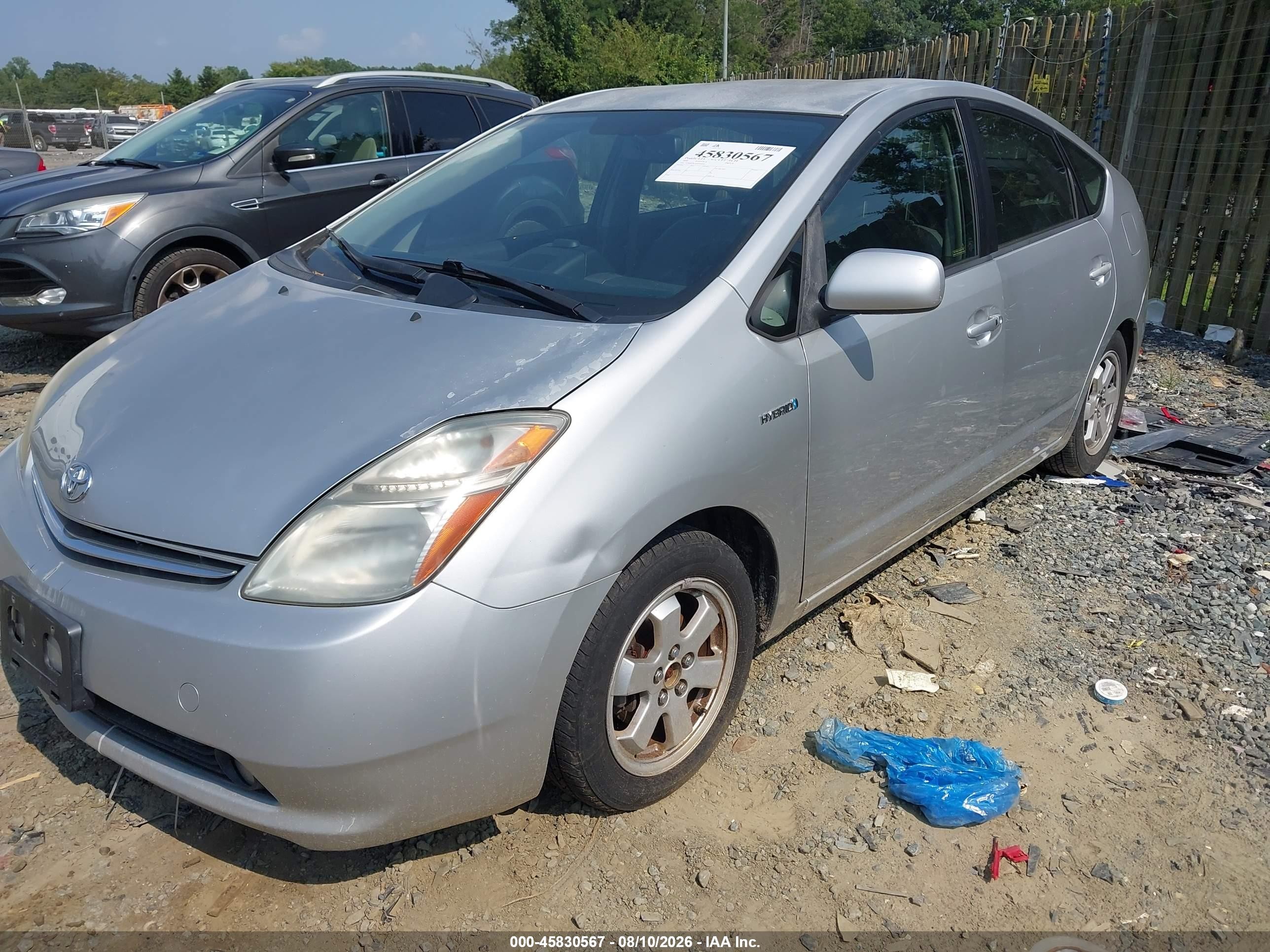 2008 Toyota Prius   Silver vin: JTDKB20UX83394036