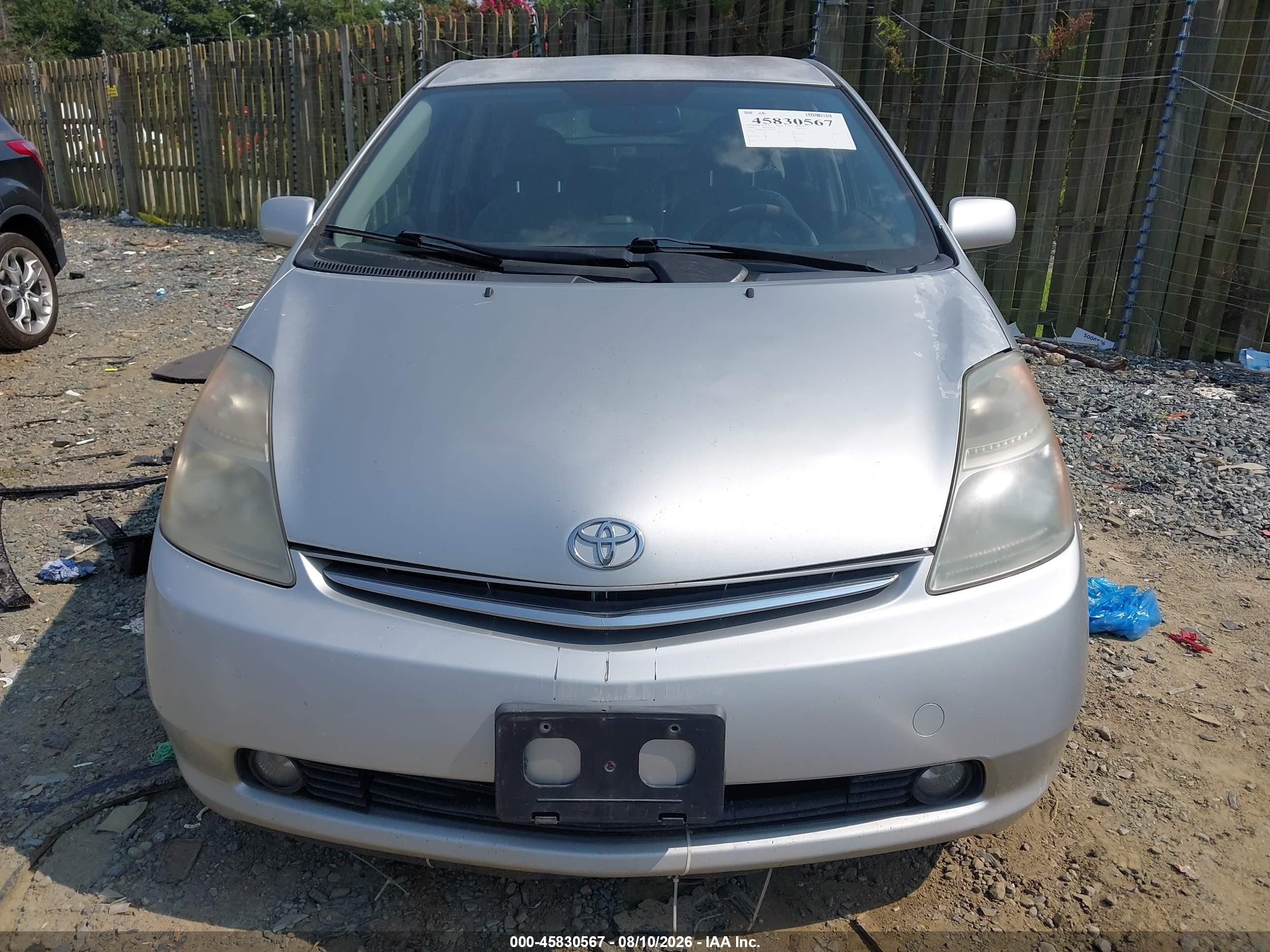2008 Toyota Prius   Silver vin: JTDKB20UX83394036
