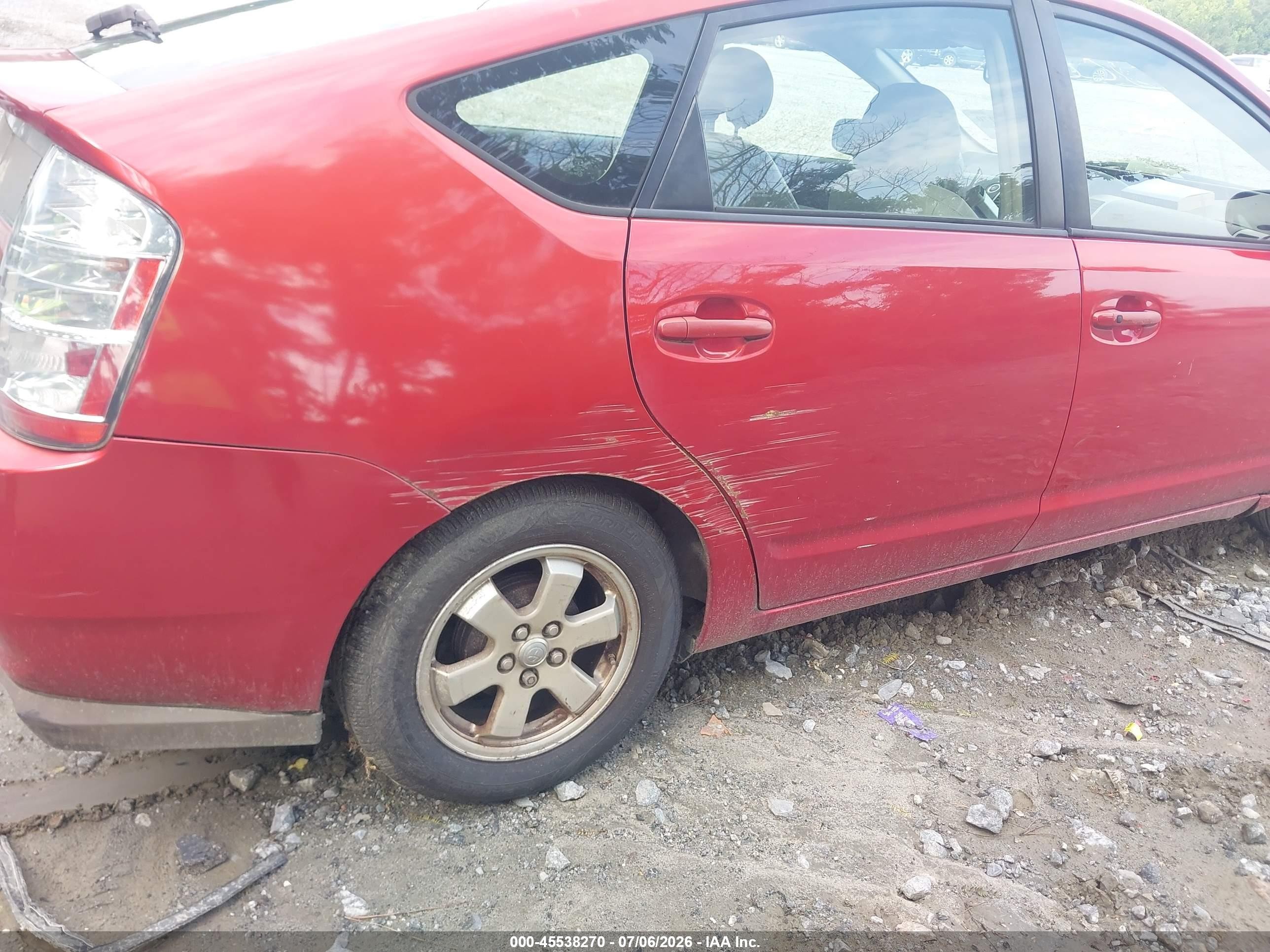 2008 Toyota Prius   Red vin: JTDKB20UX83403303