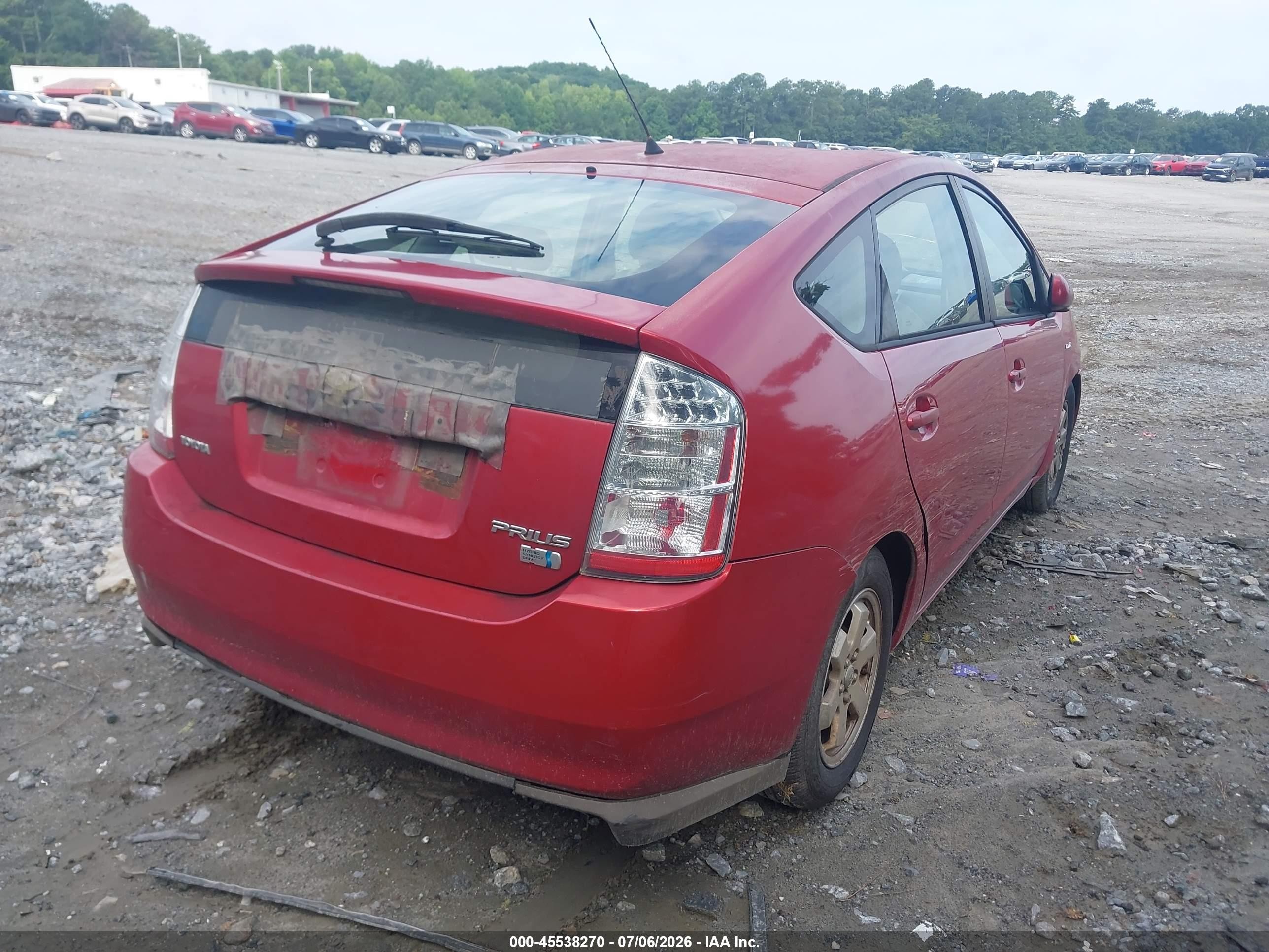 2008 Toyota Prius   Red vin: JTDKB20UX83403303