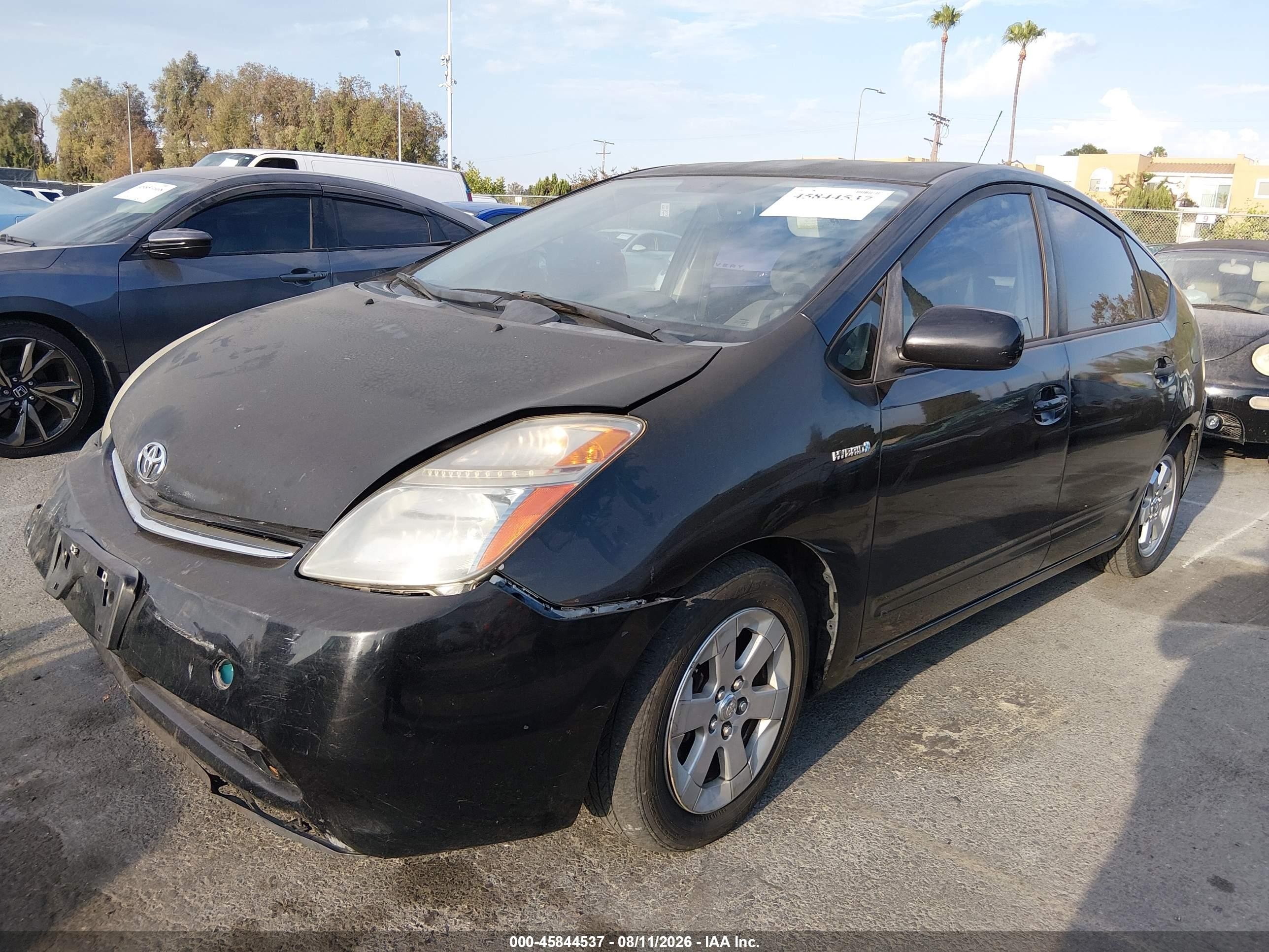 2008 Toyota Prius Black vin: JTDKB20UX83404516