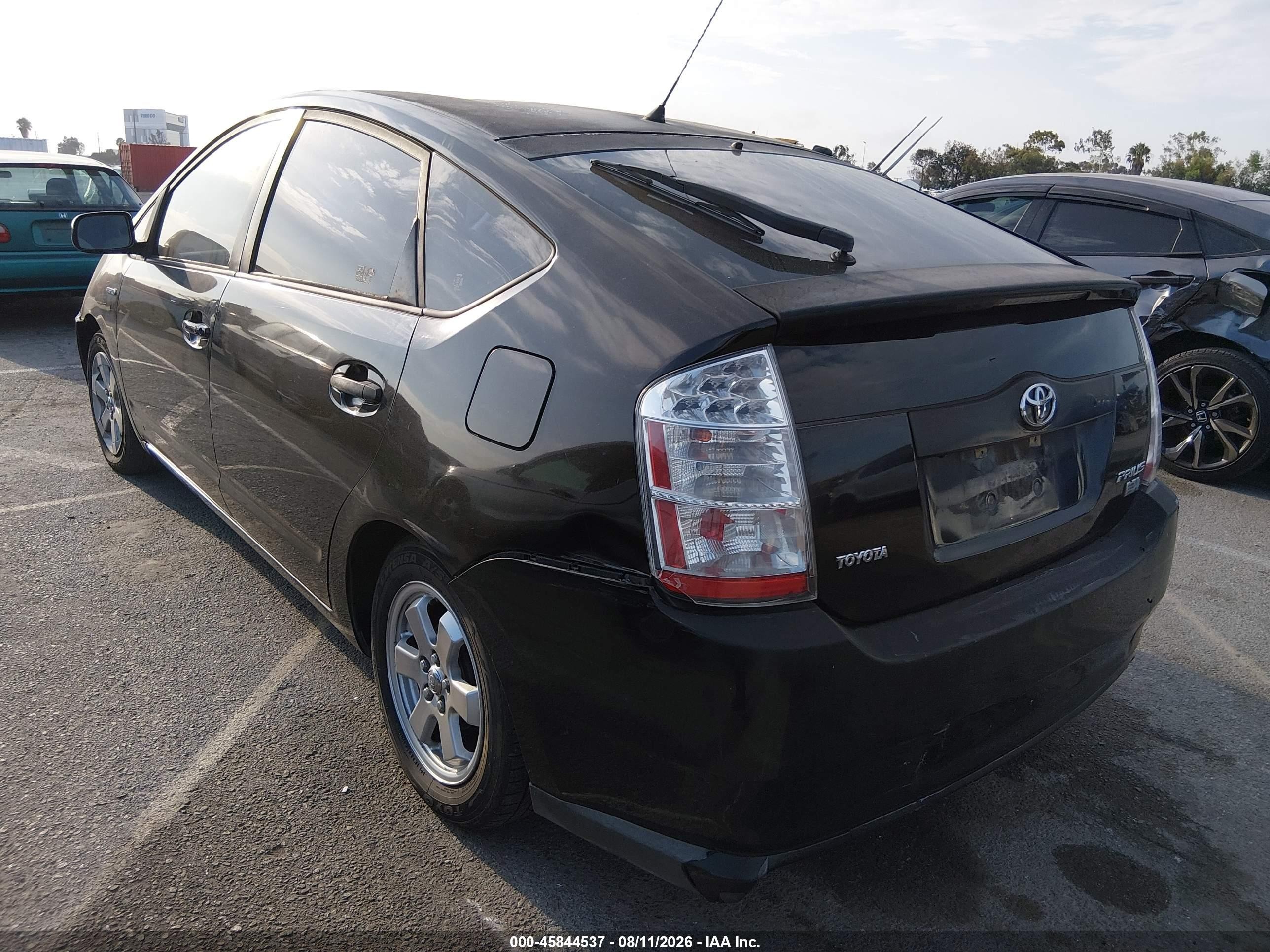 2008 Toyota Prius Black vin: JTDKB20UX83404516