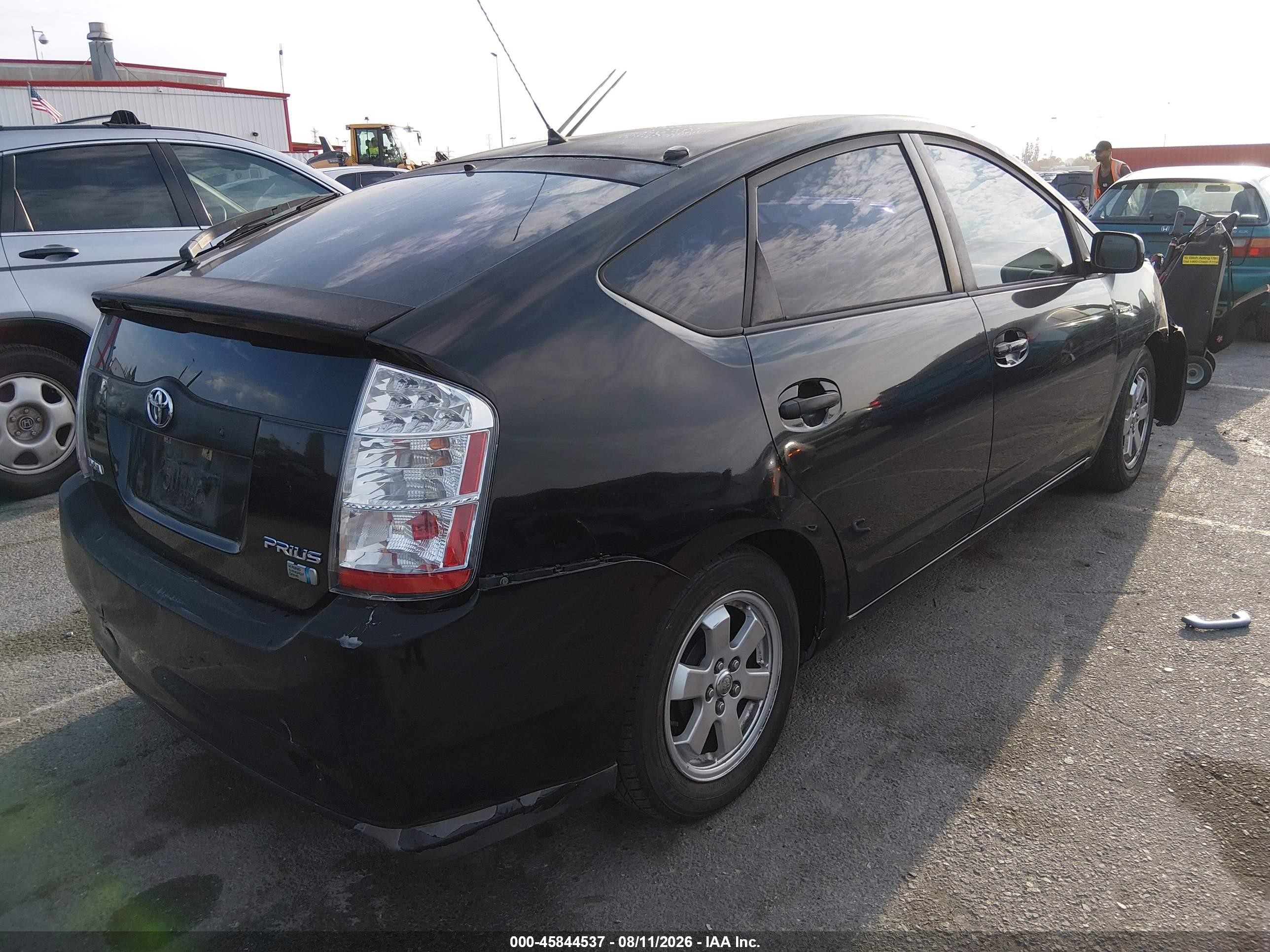 2008 Toyota Prius Black vin: JTDKB20UX83404516
