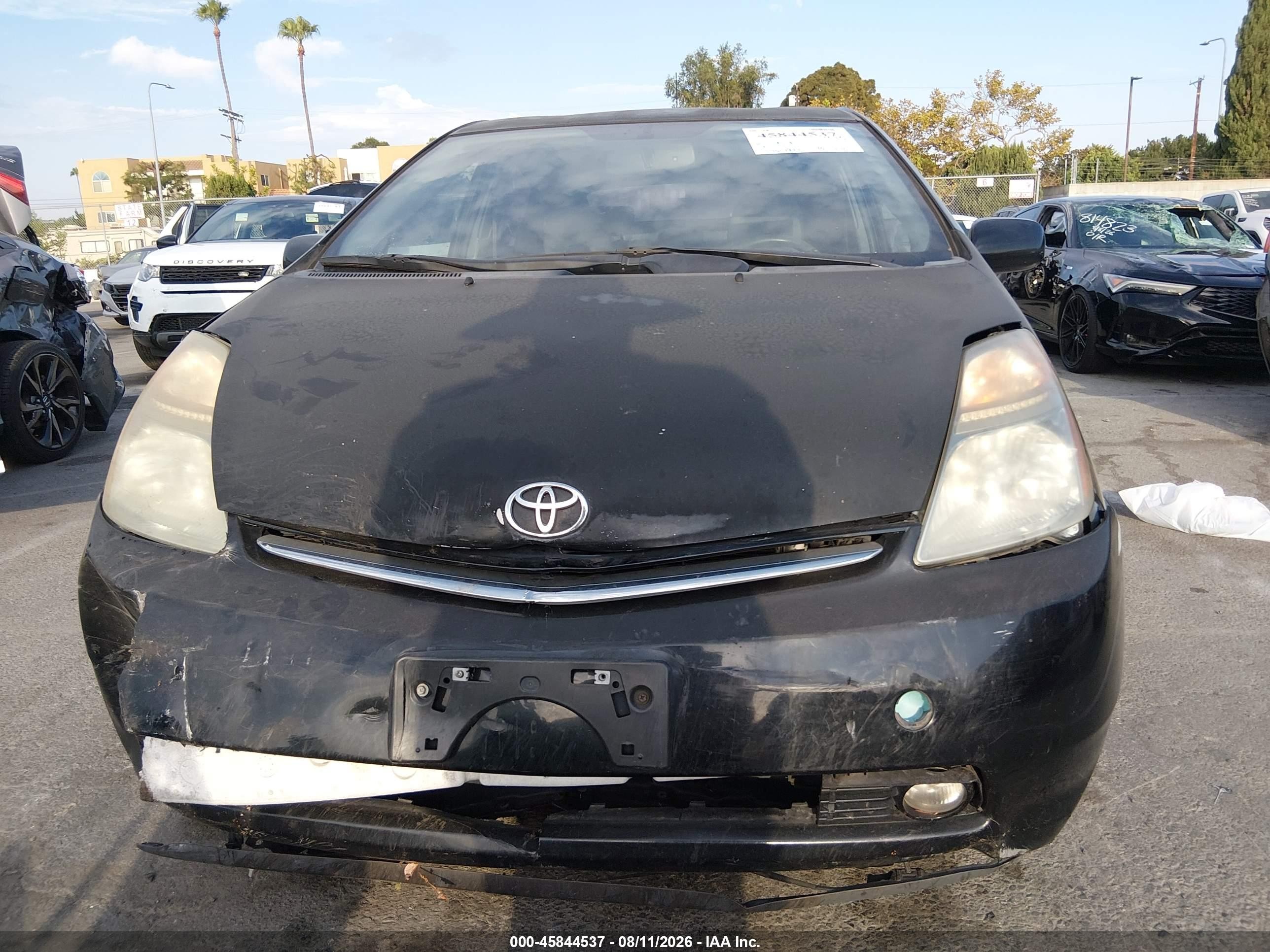 2008 Toyota Prius Black vin: JTDKB20UX83404516
