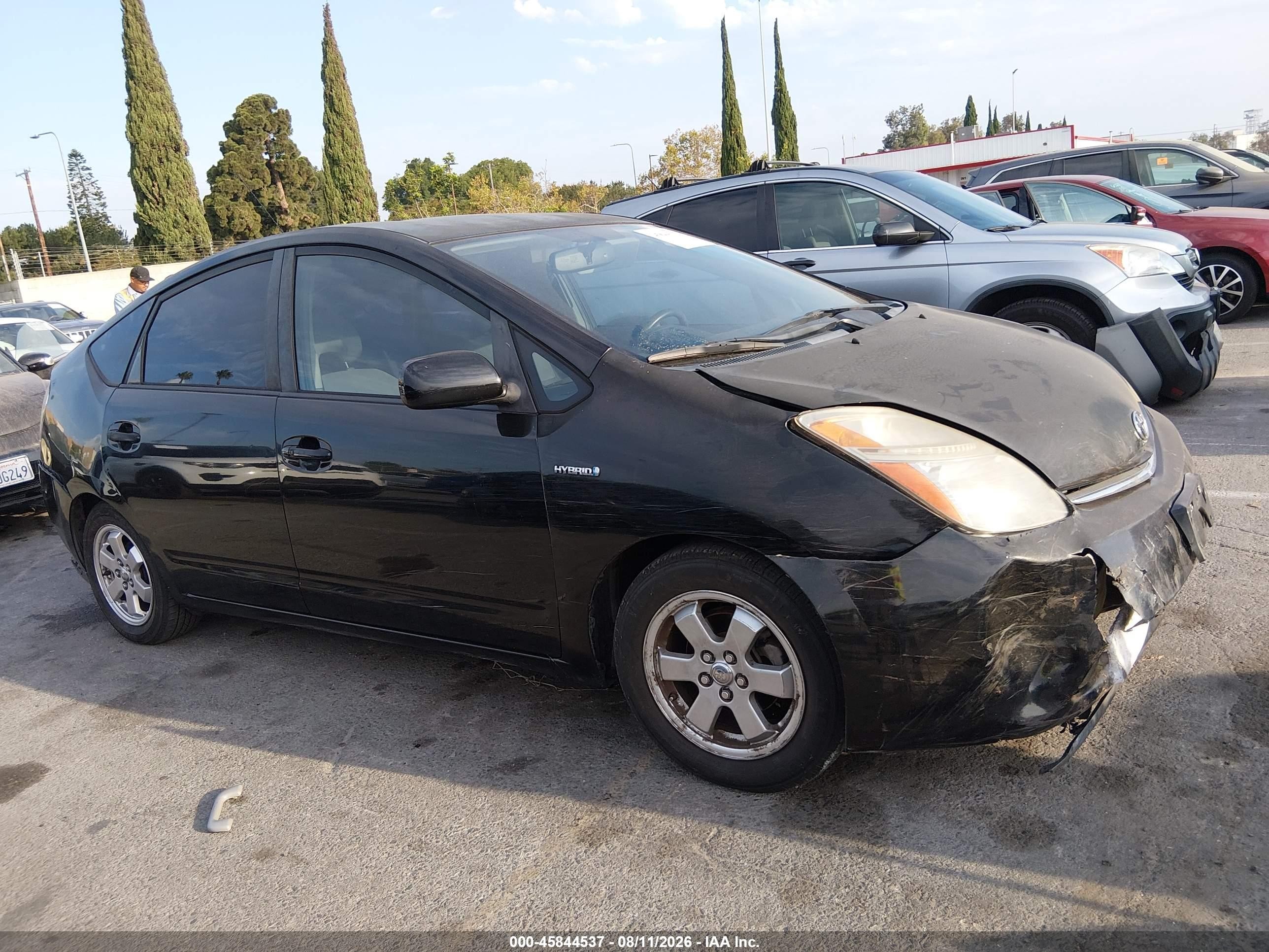 2008 Toyota Prius Black vin: JTDKB20UX83404516