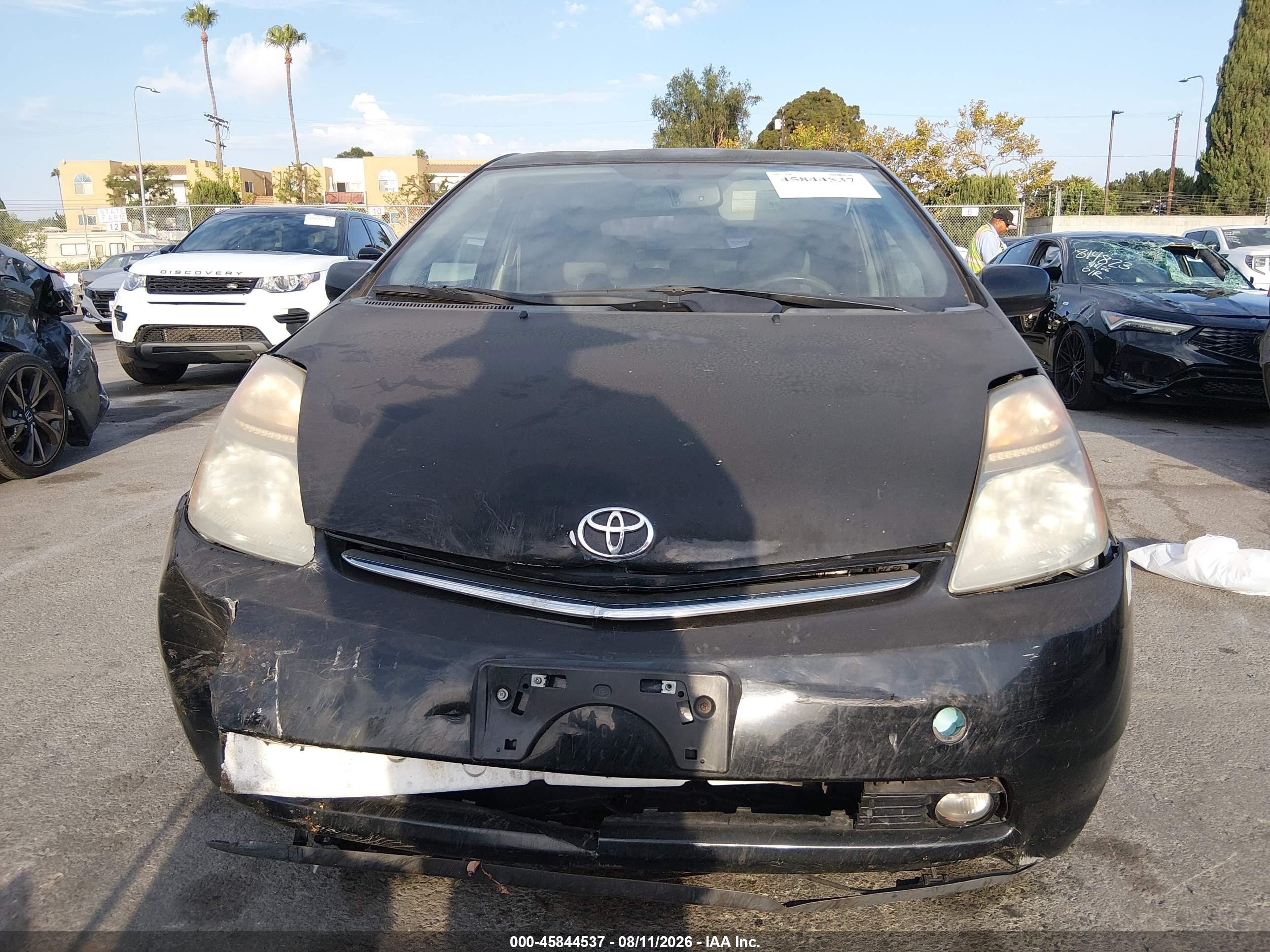 2008 Toyota Prius Black vin: JTDKB20UX83404516