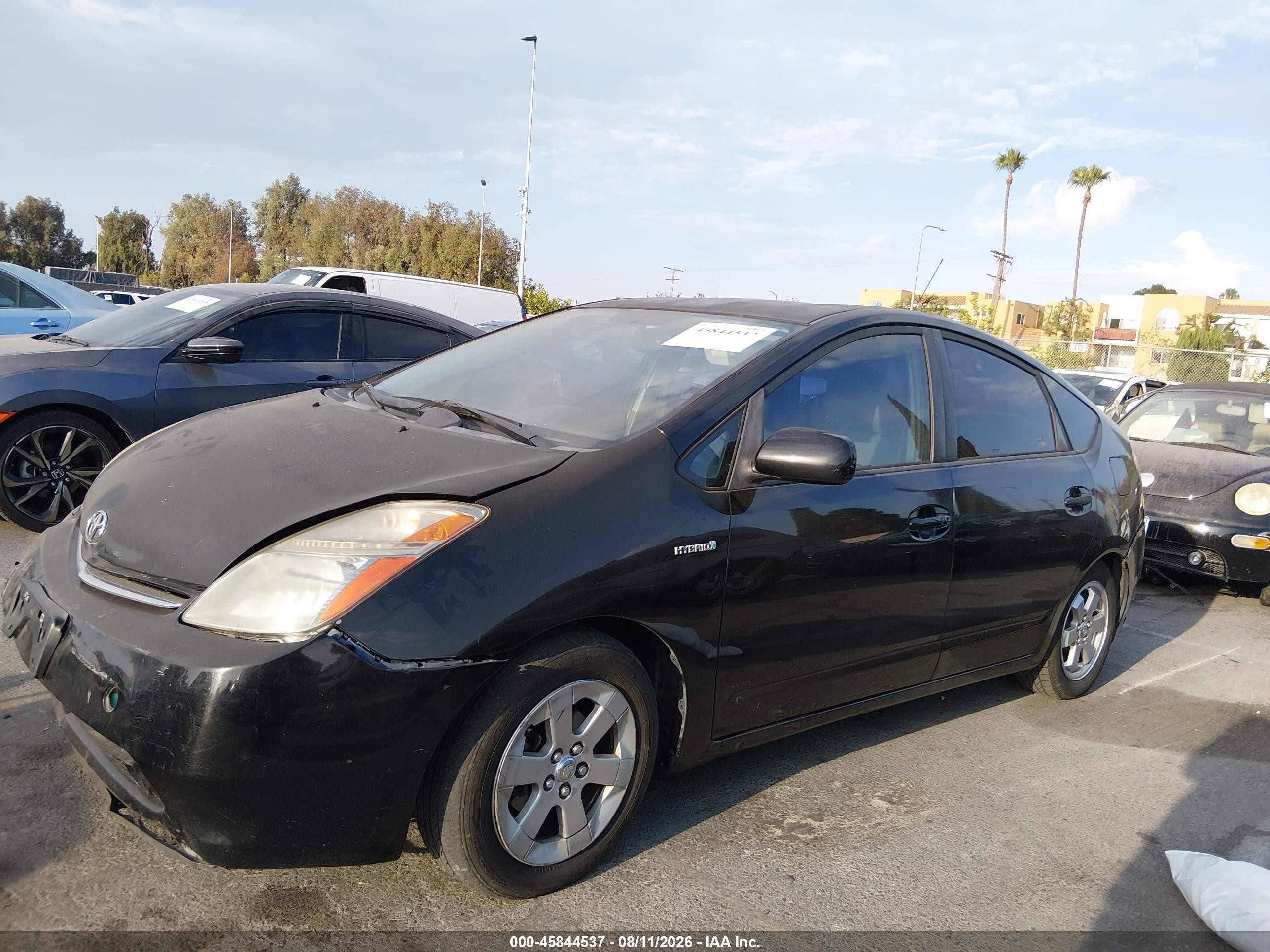 2008 Toyota Prius Black vin: JTDKB20UX83404516
