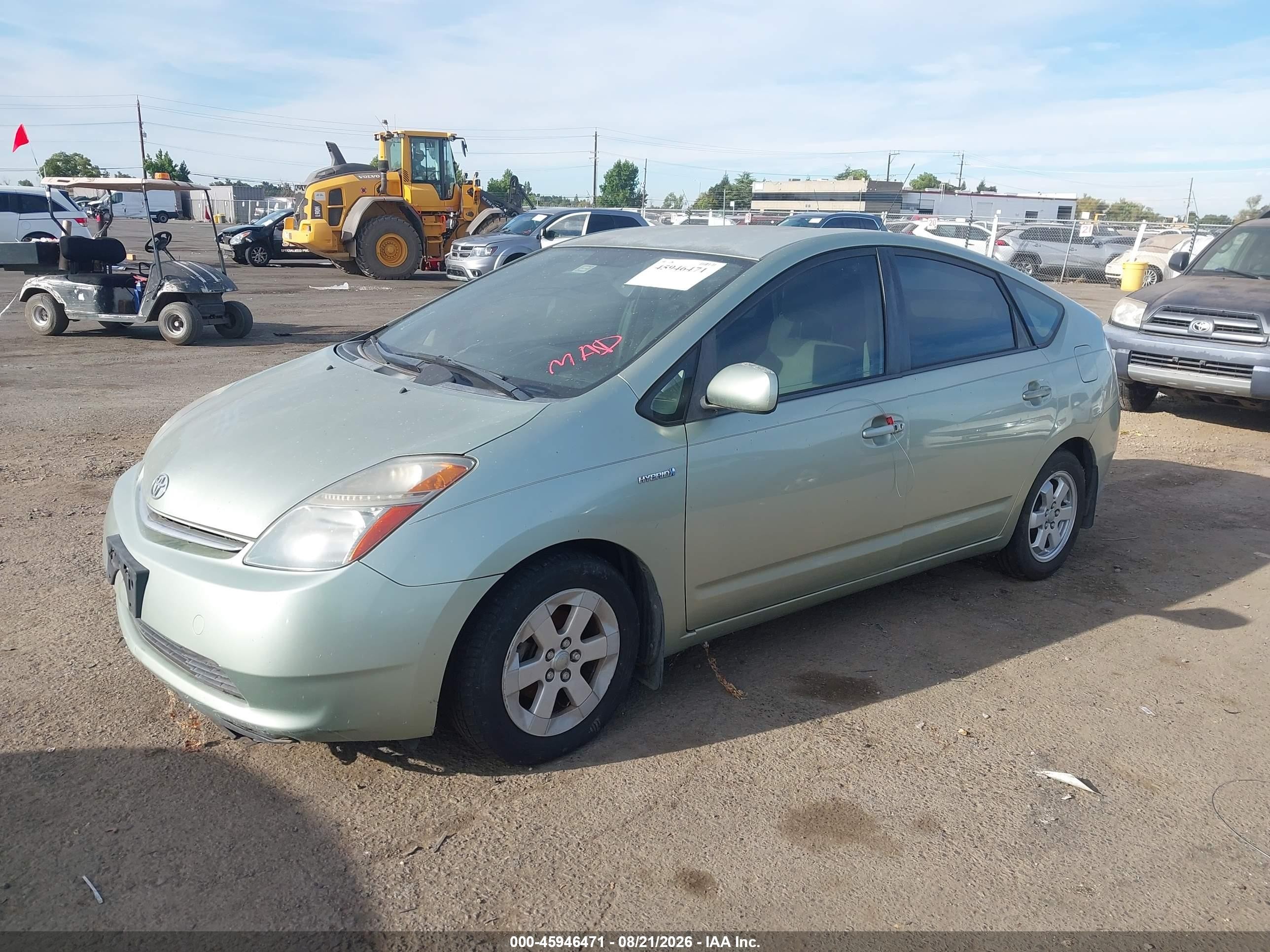 2008 Toyota Prius   Green vin: JTDKB20UX83413412