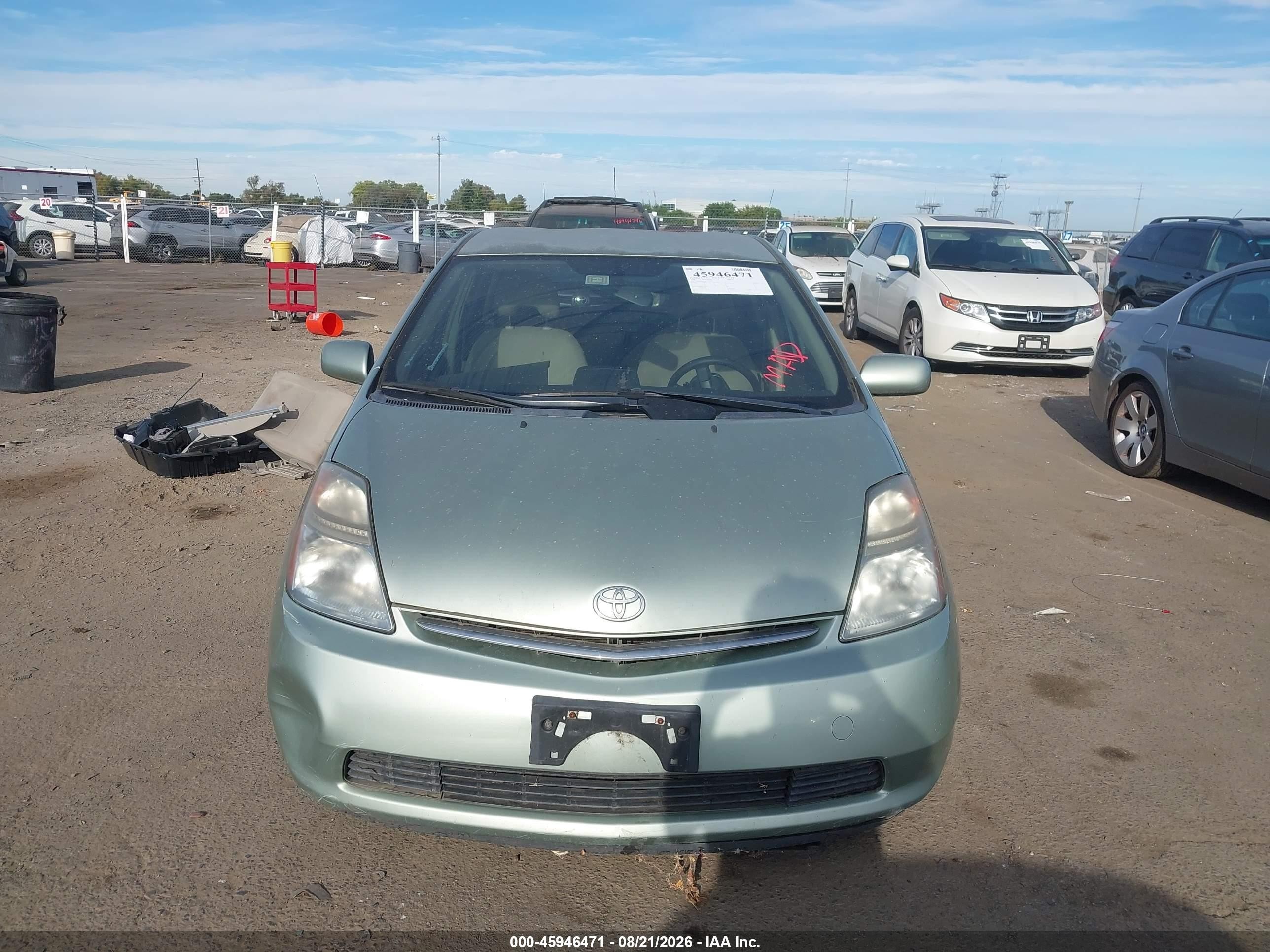 2008 Toyota Prius   Green vin: JTDKB20UX83413412