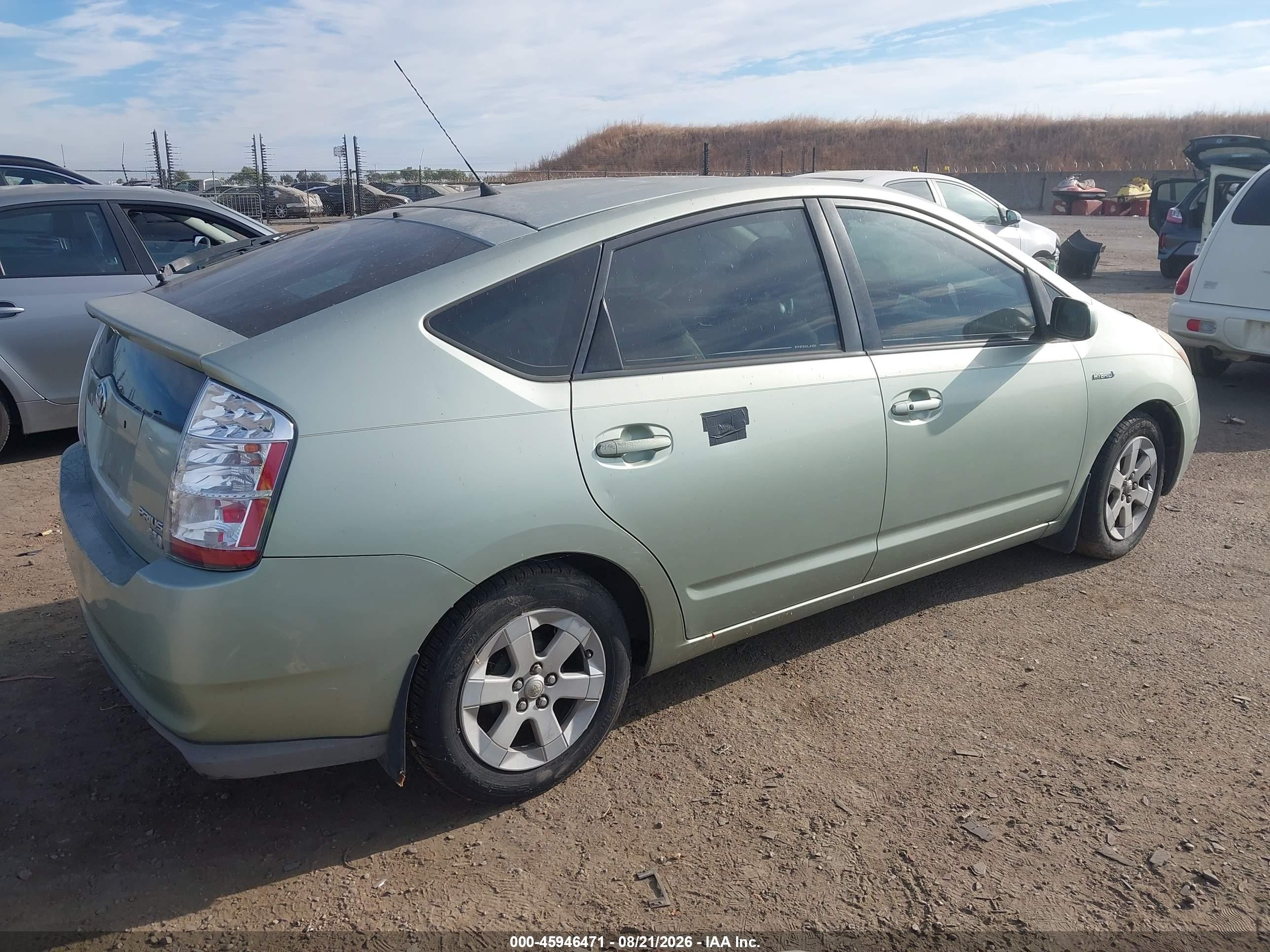 2008 Toyota Prius   Green vin: JTDKB20UX83413412