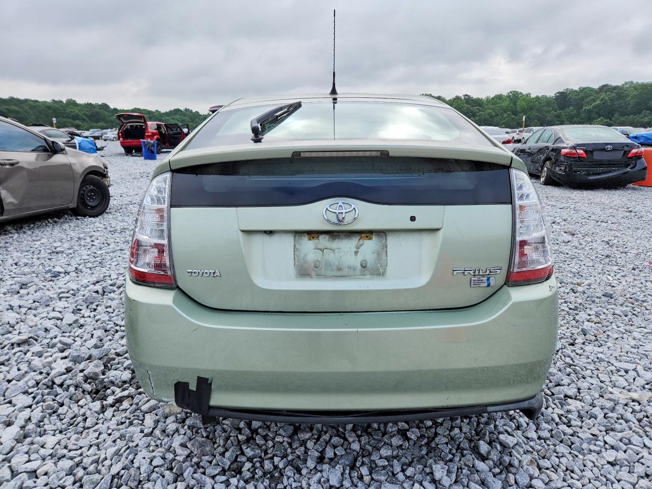 2008 Toyota Prius Base Зеленый vin: JTDKB20UX83420912