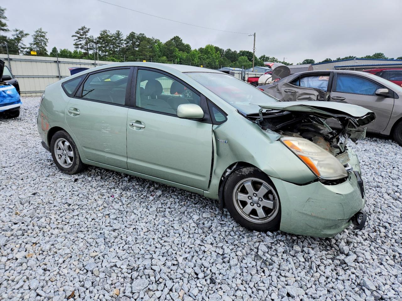2008 Toyota Prius Base Зеленый vin: JTDKB20UX83420912
