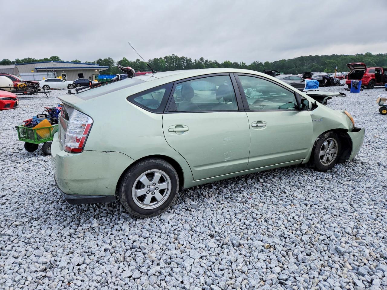 2008 Toyota Prius Base Зеленый vin: JTDKB20UX83420912