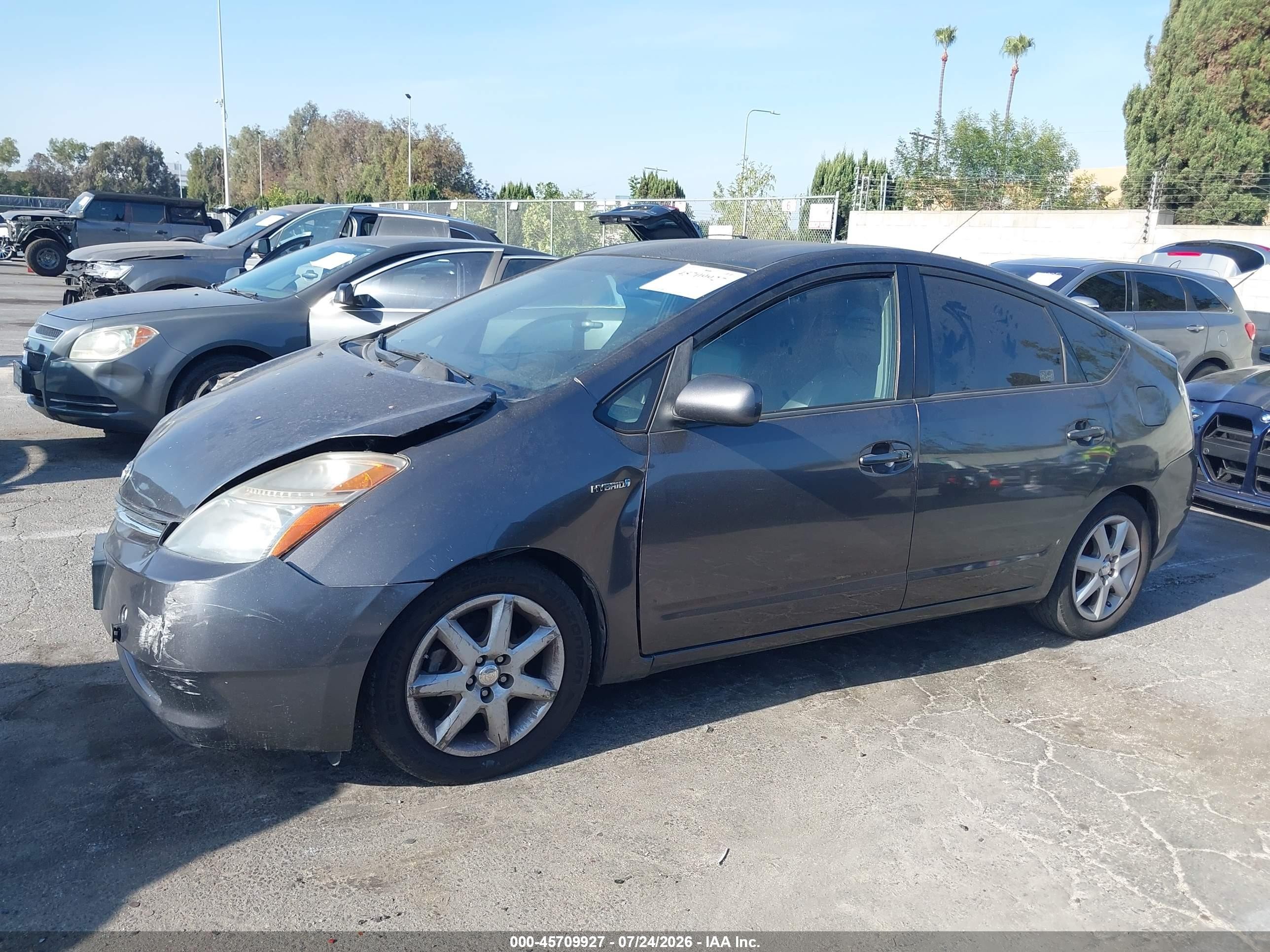2008 Toyota Prius Touring Серый vin: JTDKB20UX83431585