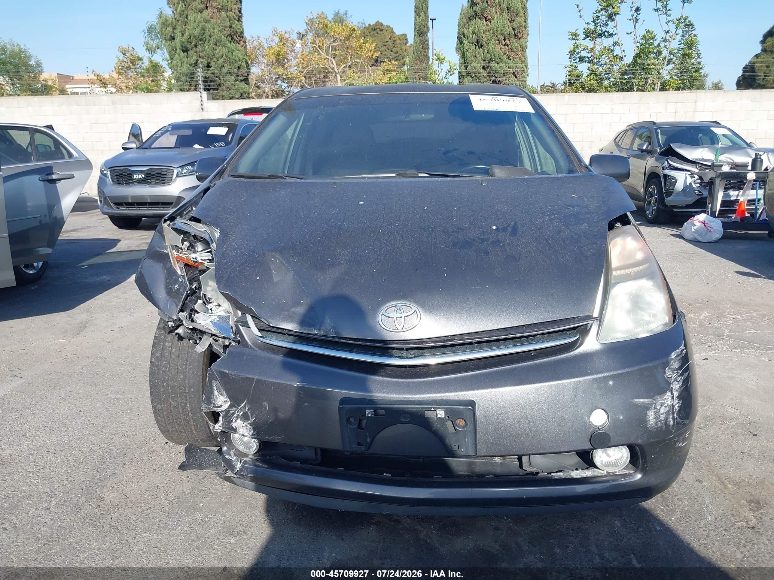 2008 Toyota Prius Touring Серый vin: JTDKB20UX83431585