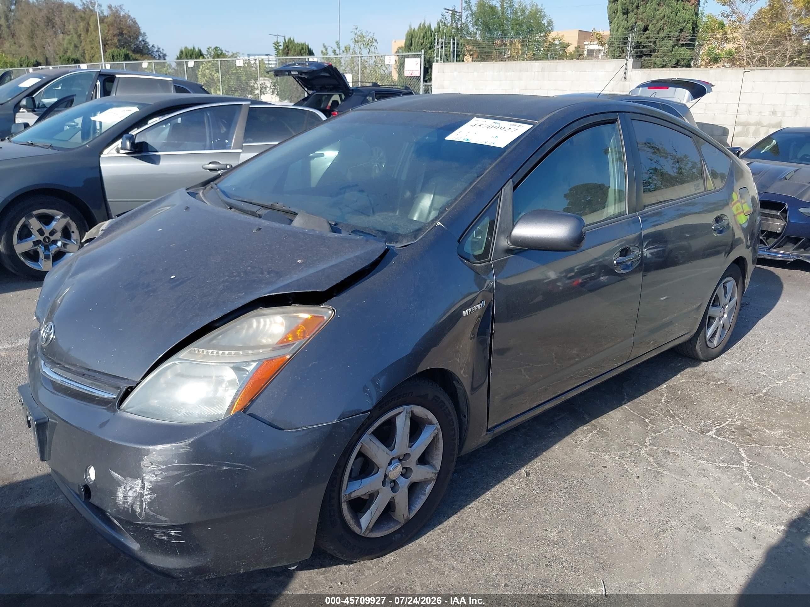 2008 Toyota Prius Touring Серый vin: JTDKB20UX83431585
