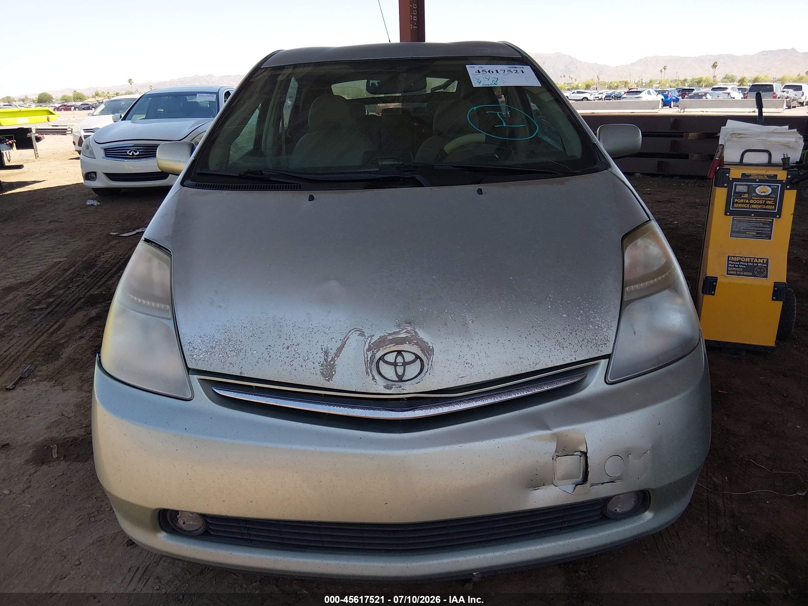 2008 Toyota Prius   Silver vin: JTDKB20UX83431599