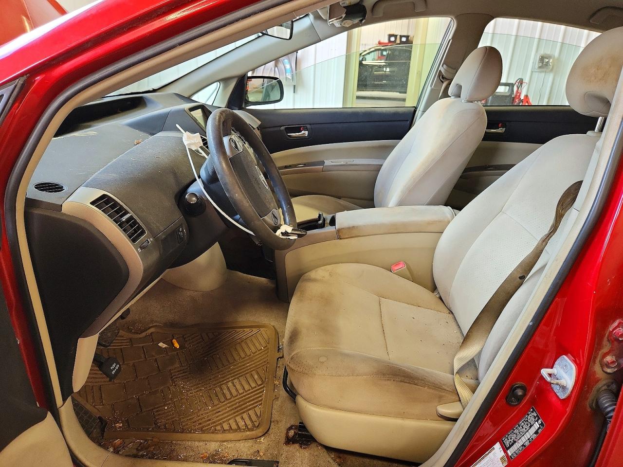 2008 Toyota Prius Base Red vin: JTDKB20UX83439993