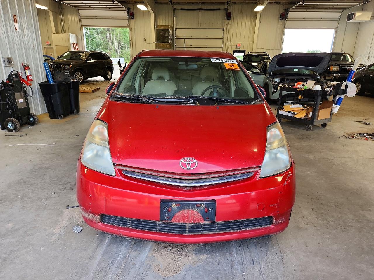 2008 Toyota Prius Base Red vin: JTDKB20UX83439993