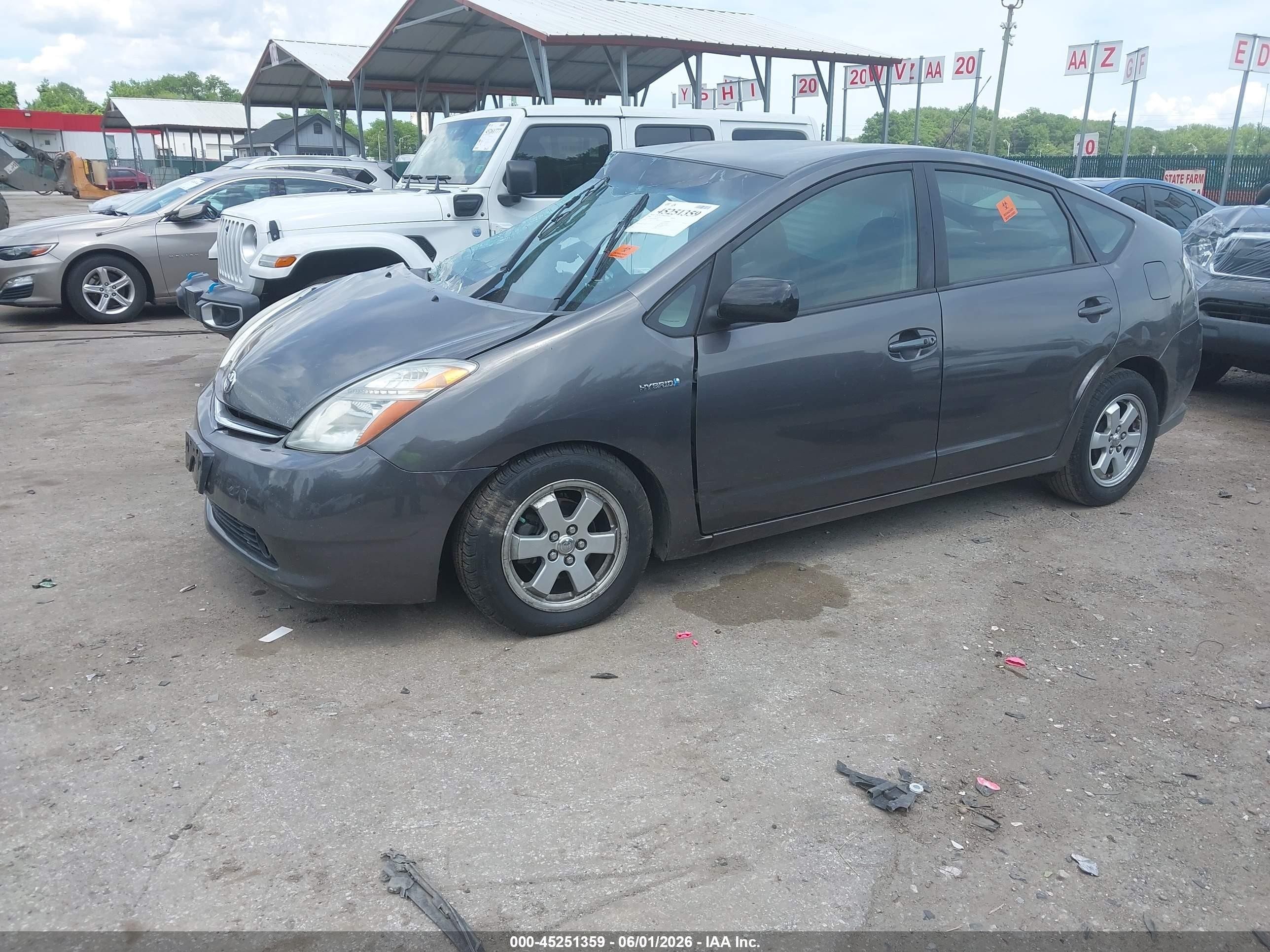 2008 Toyota Prius   Gray vin: JTDKB20UX83440836