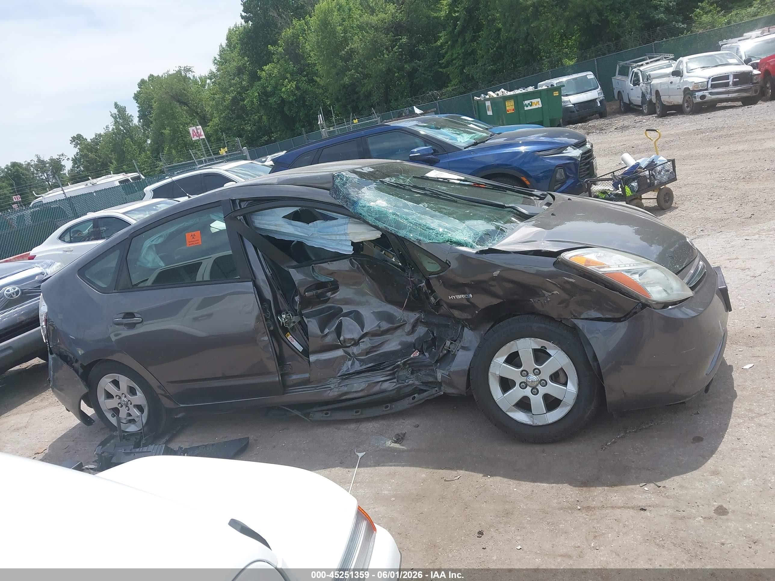 2008 Toyota Prius   Gray vin: JTDKB20UX83440836
