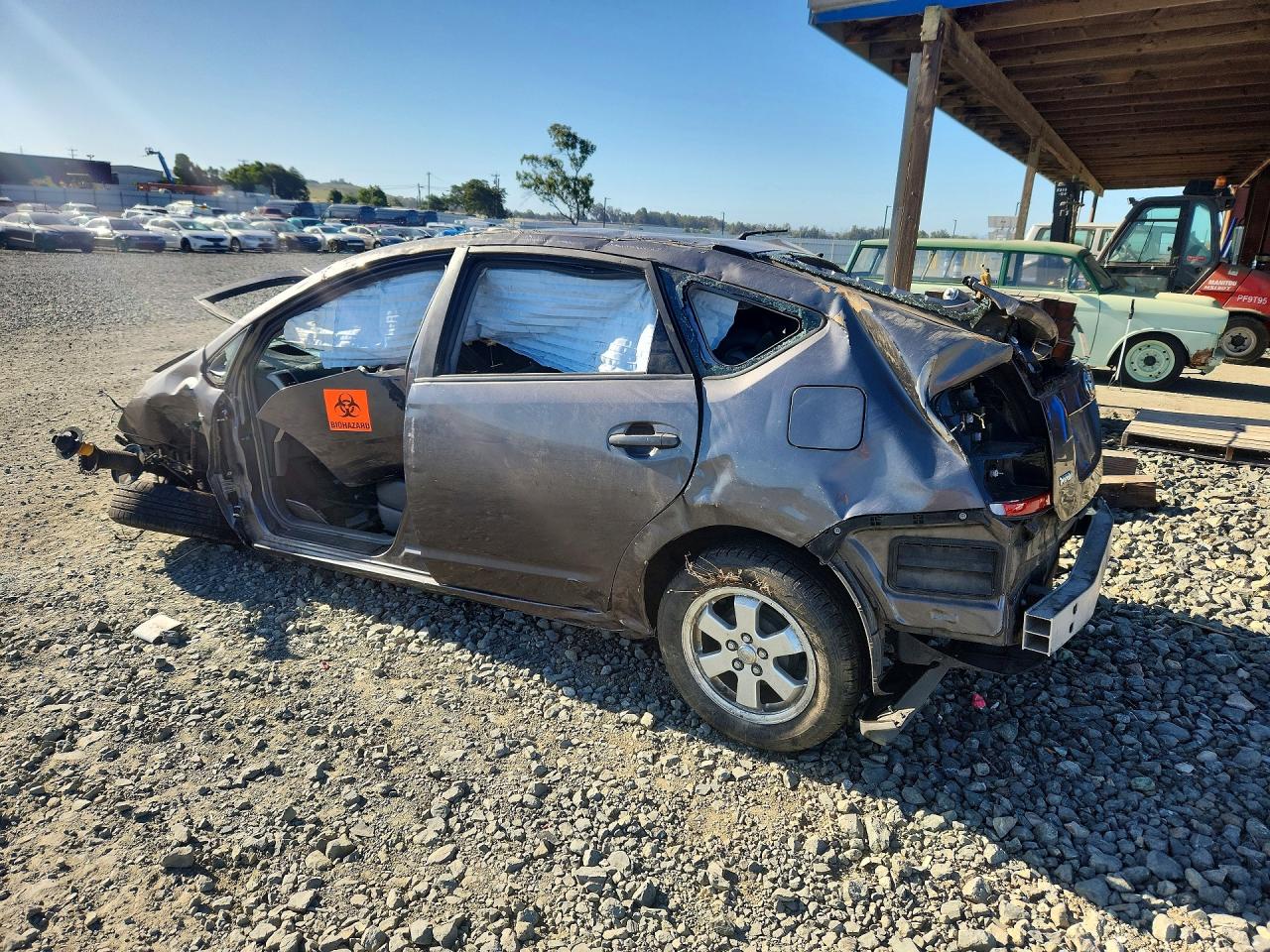 2008 Toyota Prius Base Gray vin: JTDKB20UX83453442