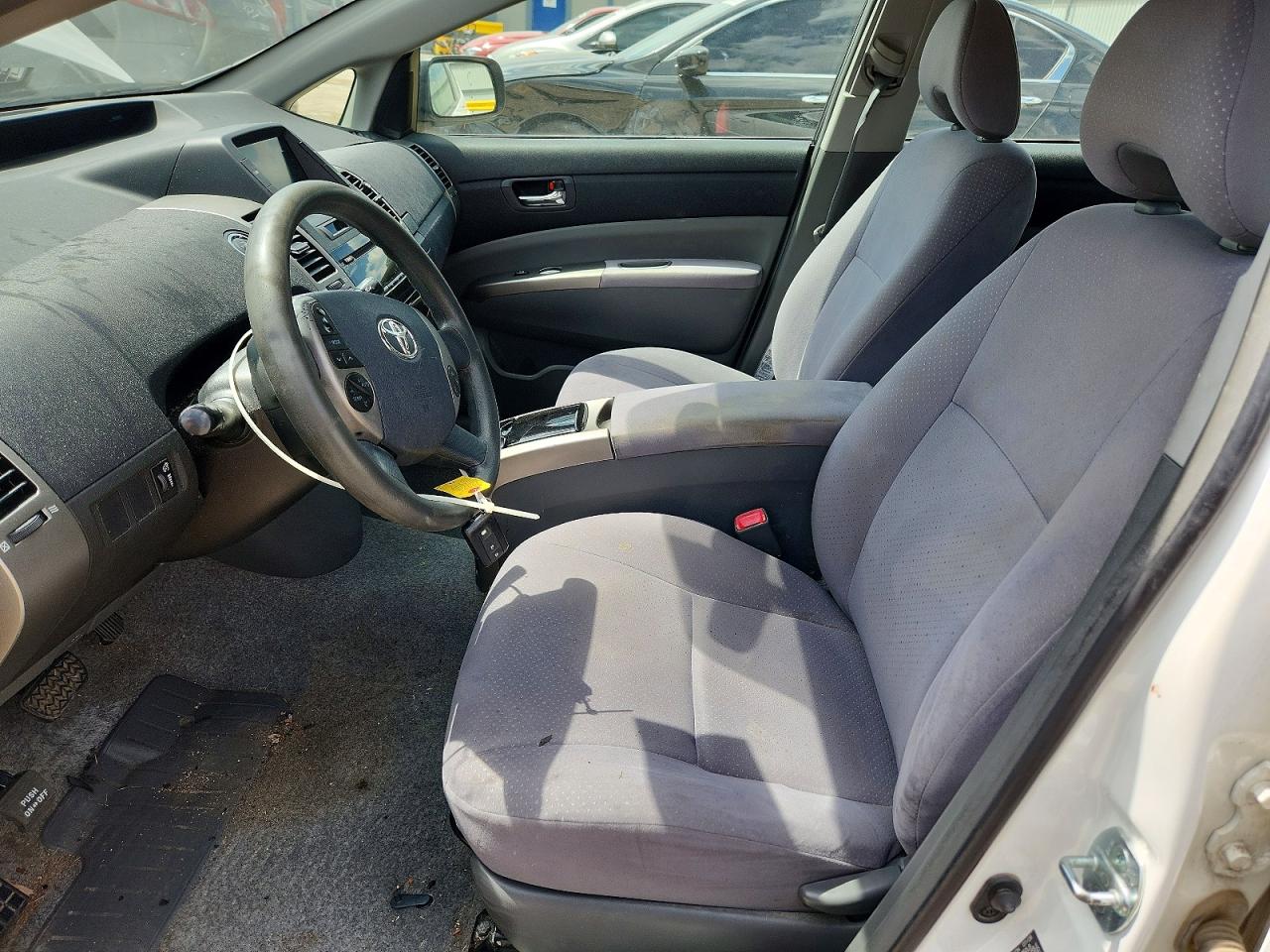 2008 Toyota Prius Base White vin: JTDKB20UX83459158