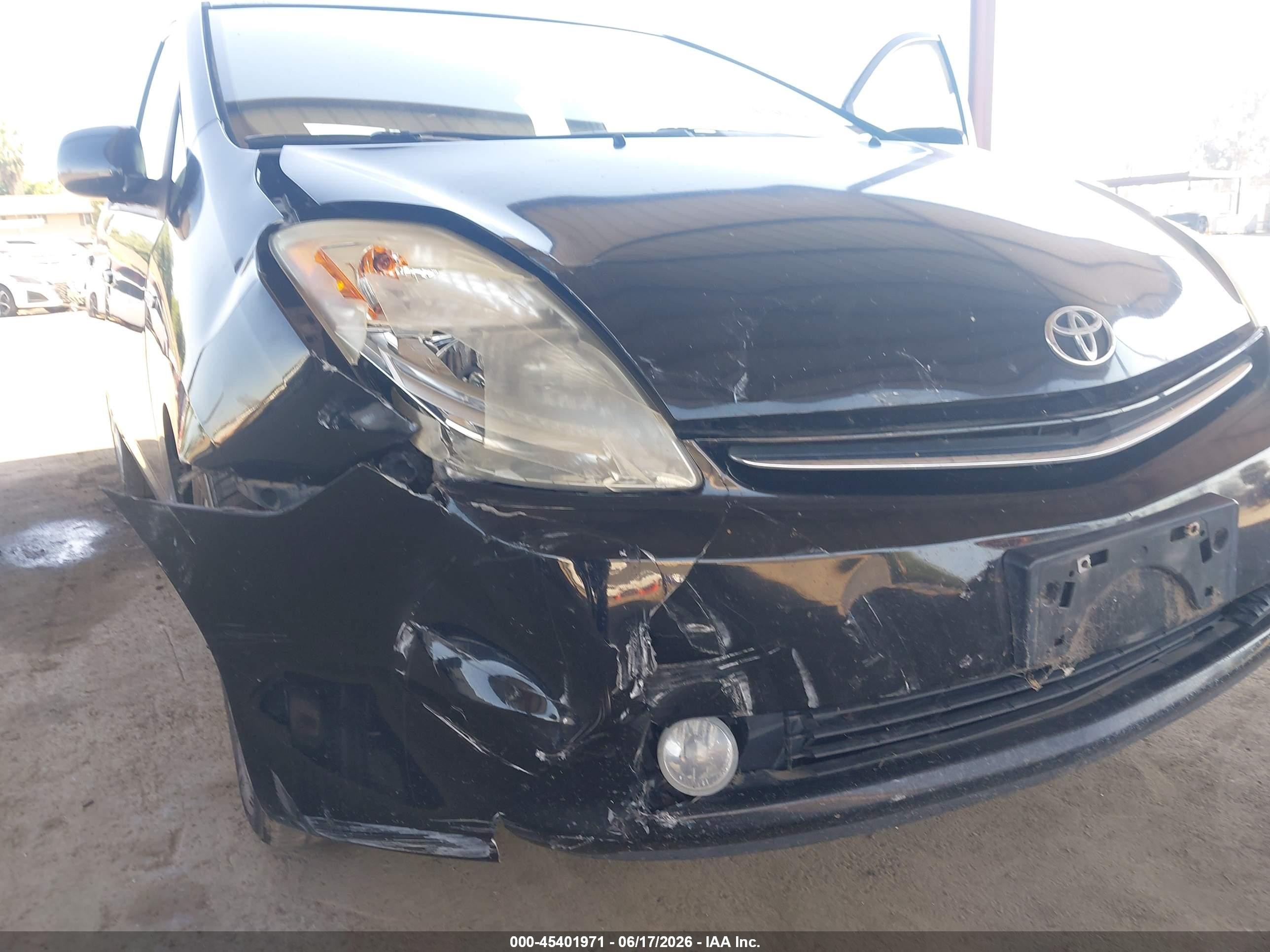 2008 Toyota Prius Touring Black vin: JTDKB20UX87694376