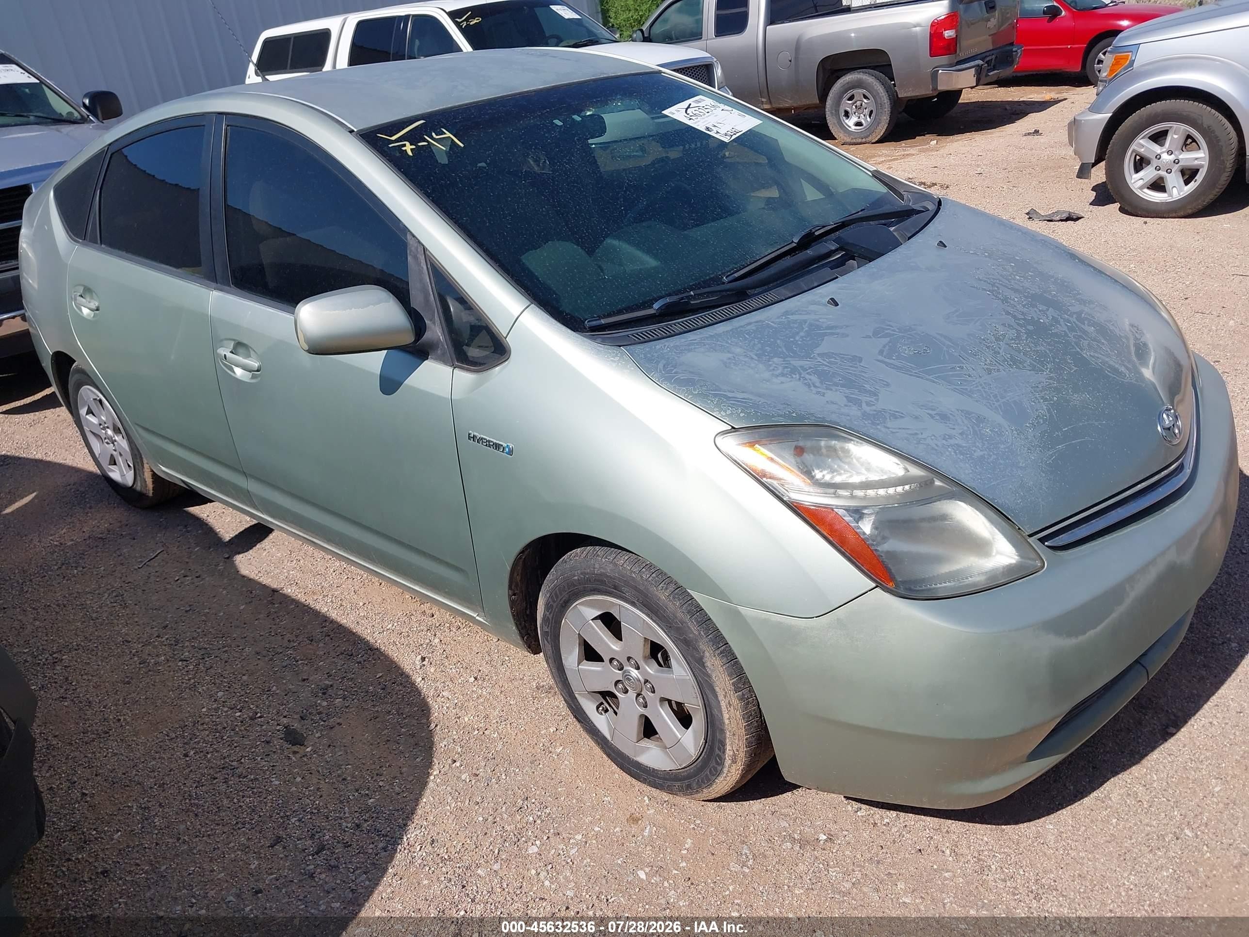 2008 Toyota Prius   Green vin: JTDKB20UX87696158