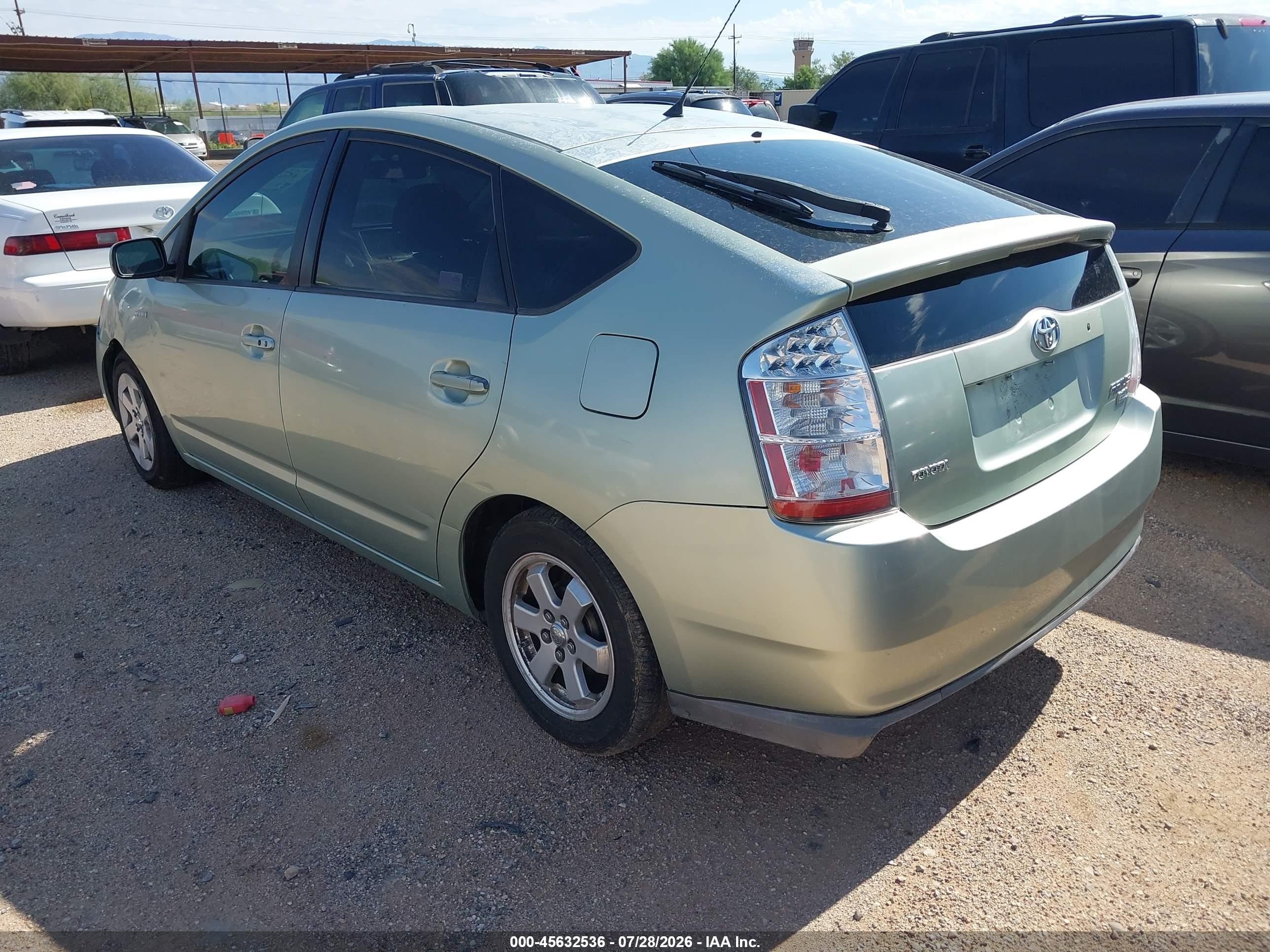 2008 Toyota Prius   Green vin: JTDKB20UX87696158