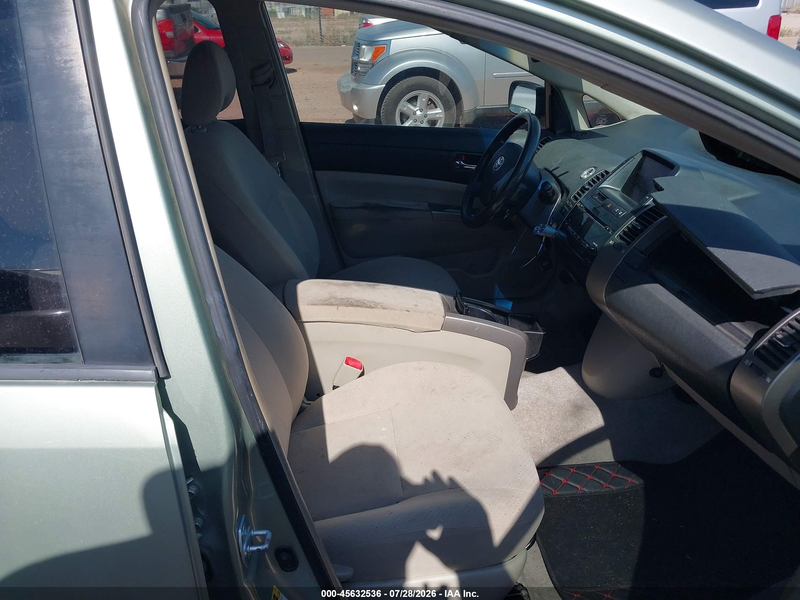 2008 Toyota Prius   Green vin: JTDKB20UX87696158