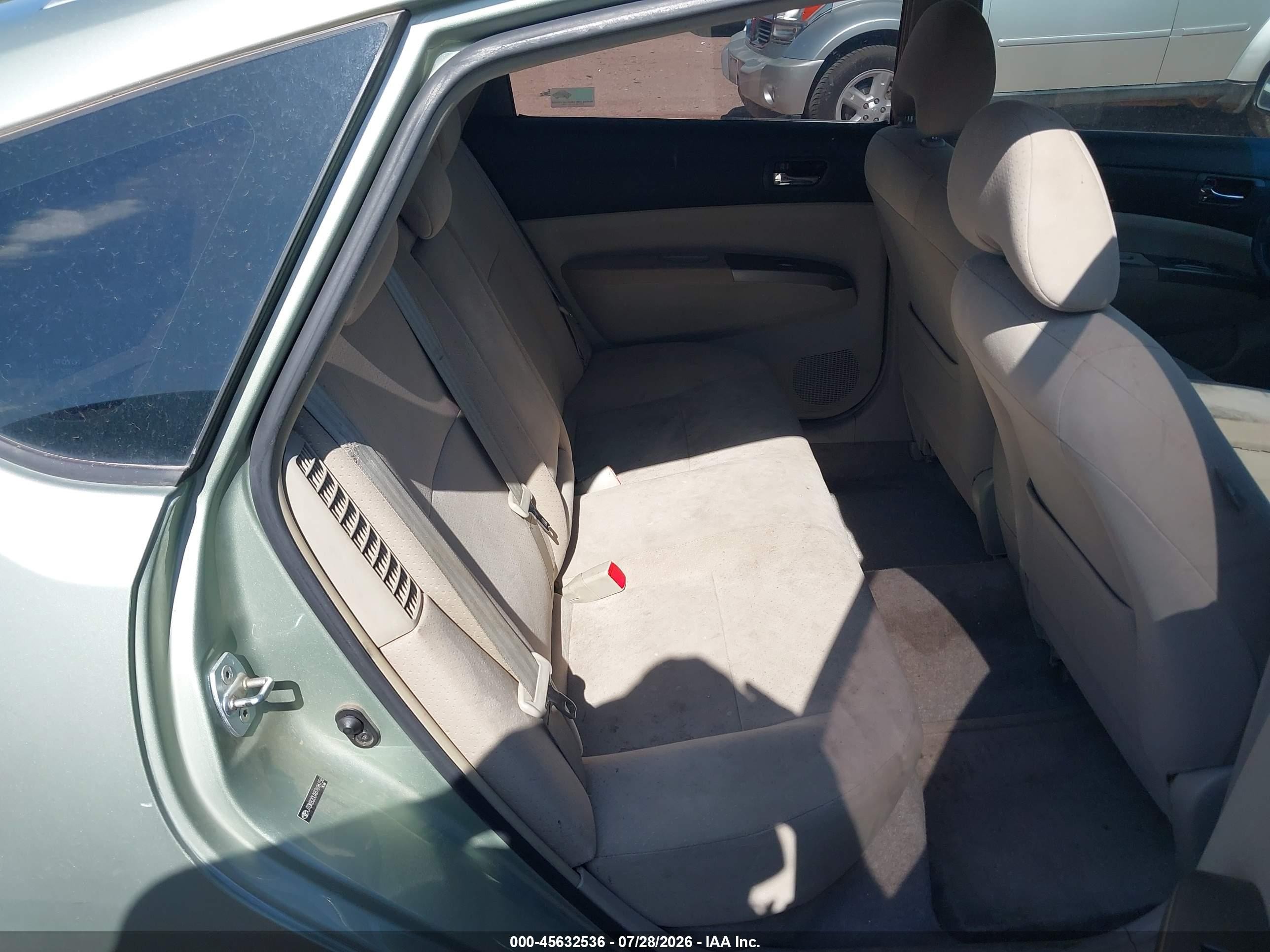 2008 Toyota Prius   Green vin: JTDKB20UX87696158