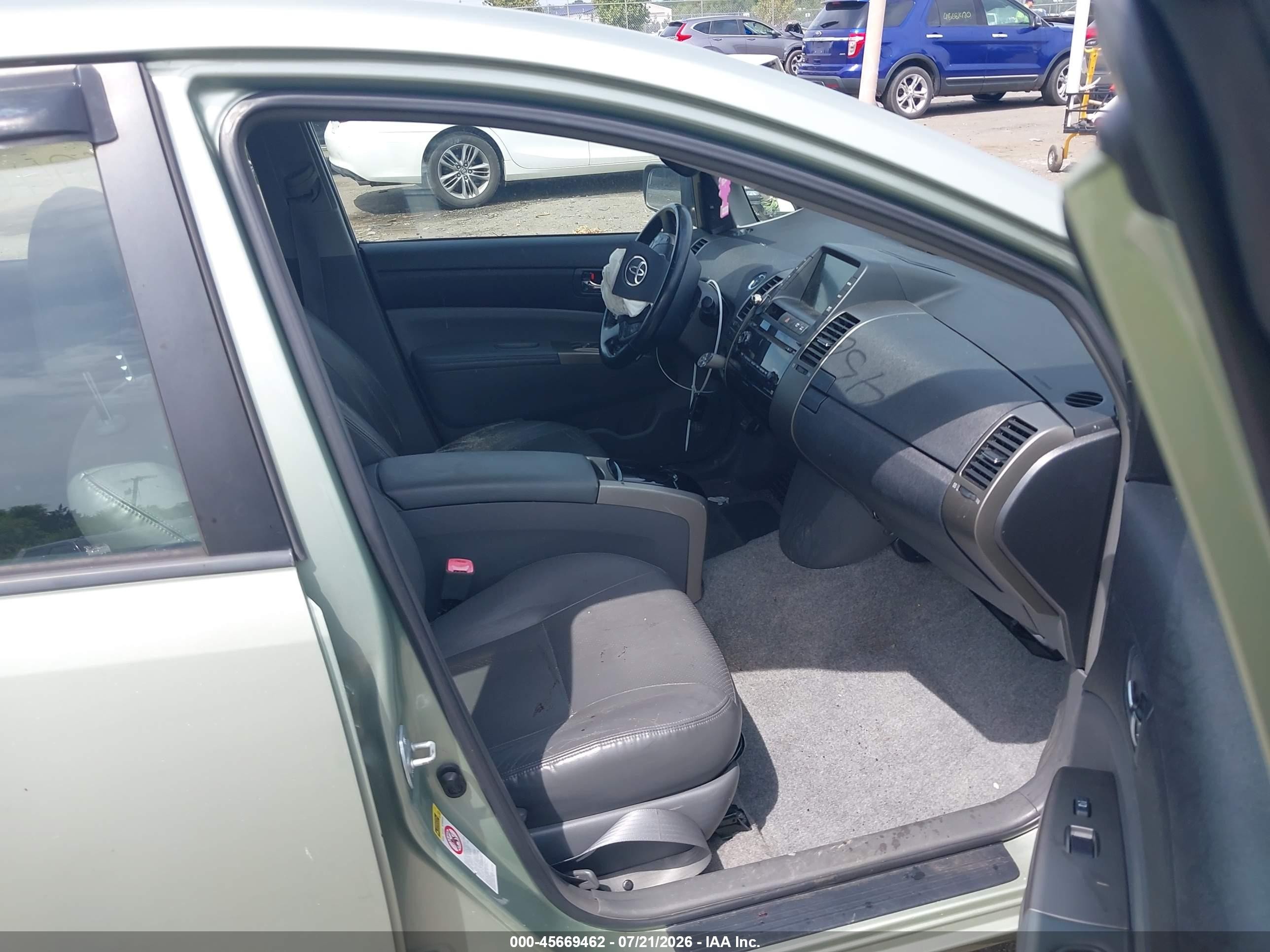2008 Toyota Prius   Green vin: JTDKB20UX87697505
