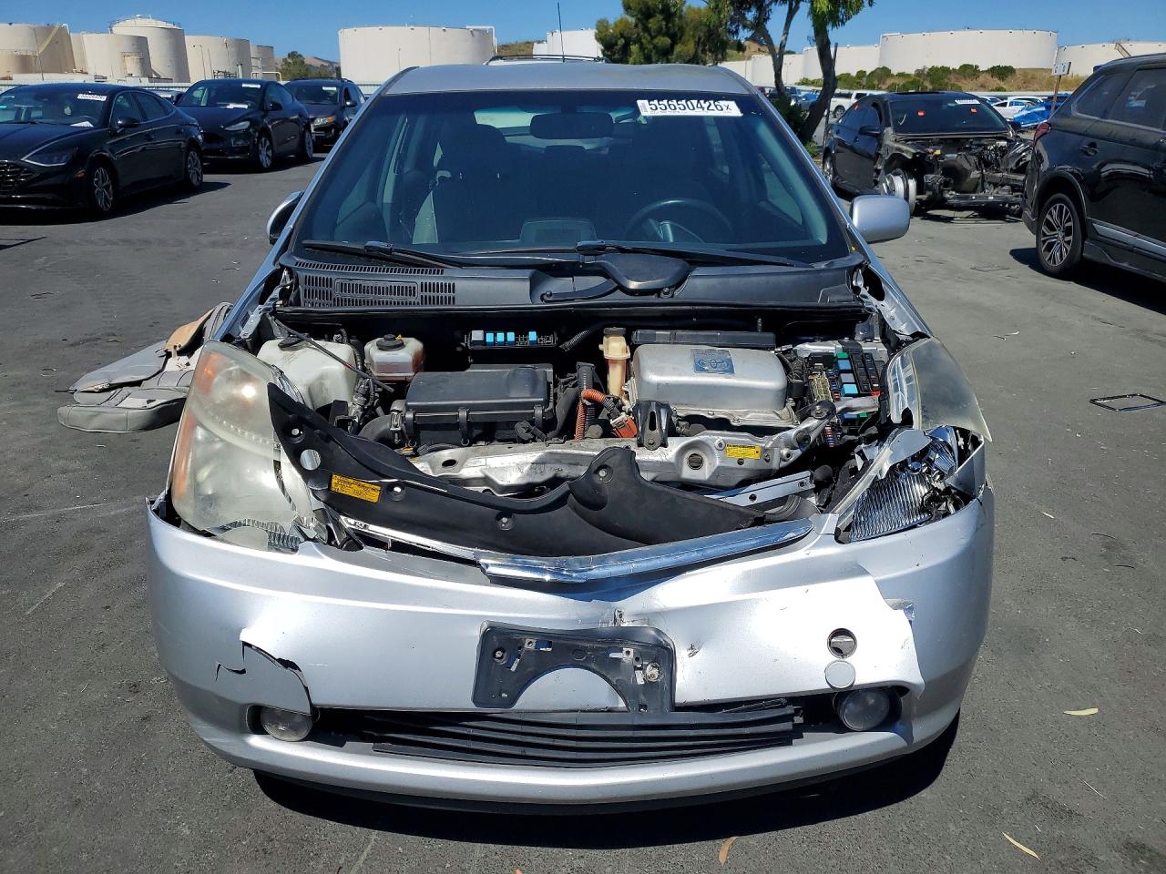 2008 Toyota Prius Base Silver vin: JTDKB20UX87697925
