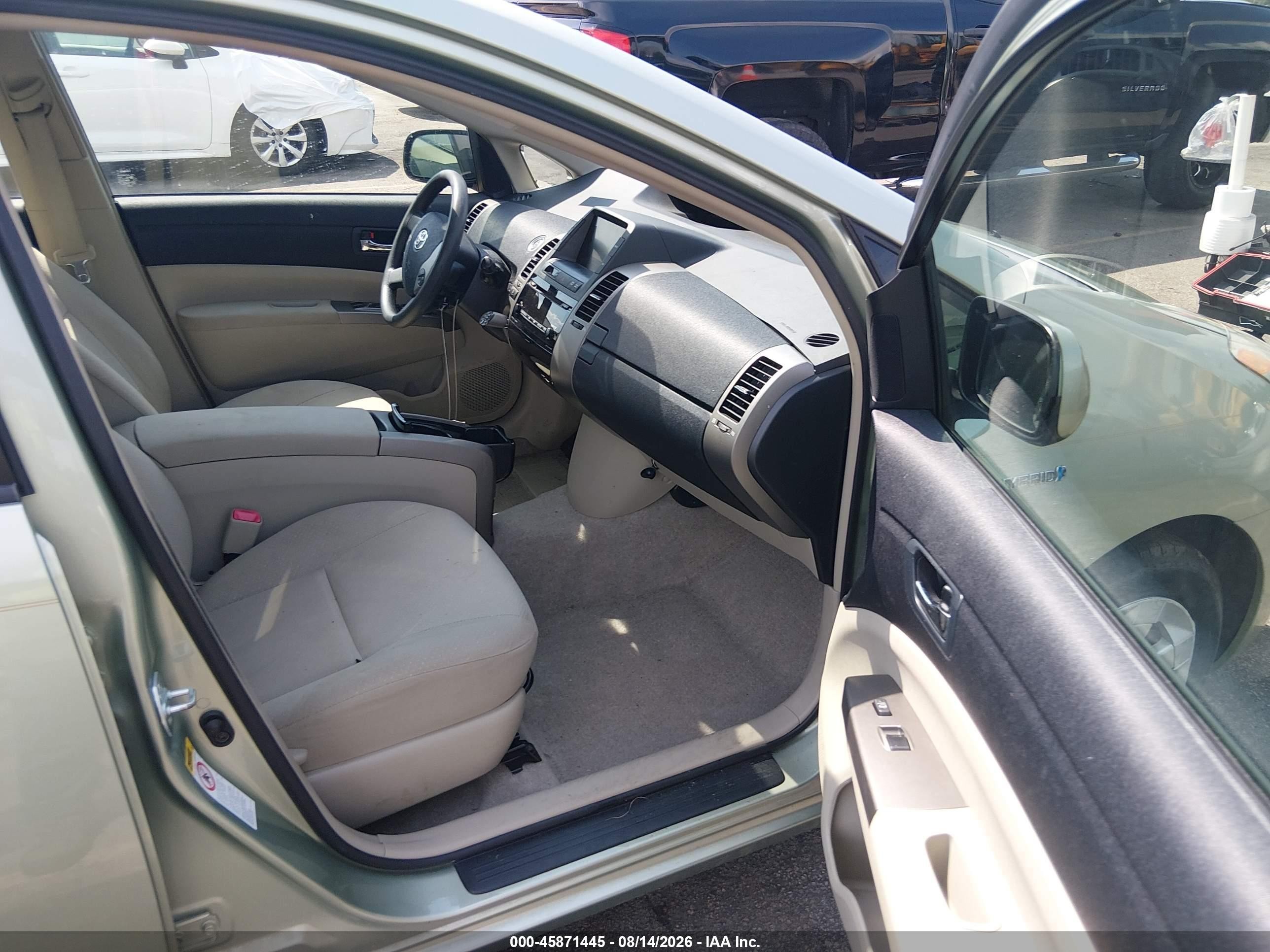 2008 Toyota Prius   Green vin: JTDKB20UX87705991
