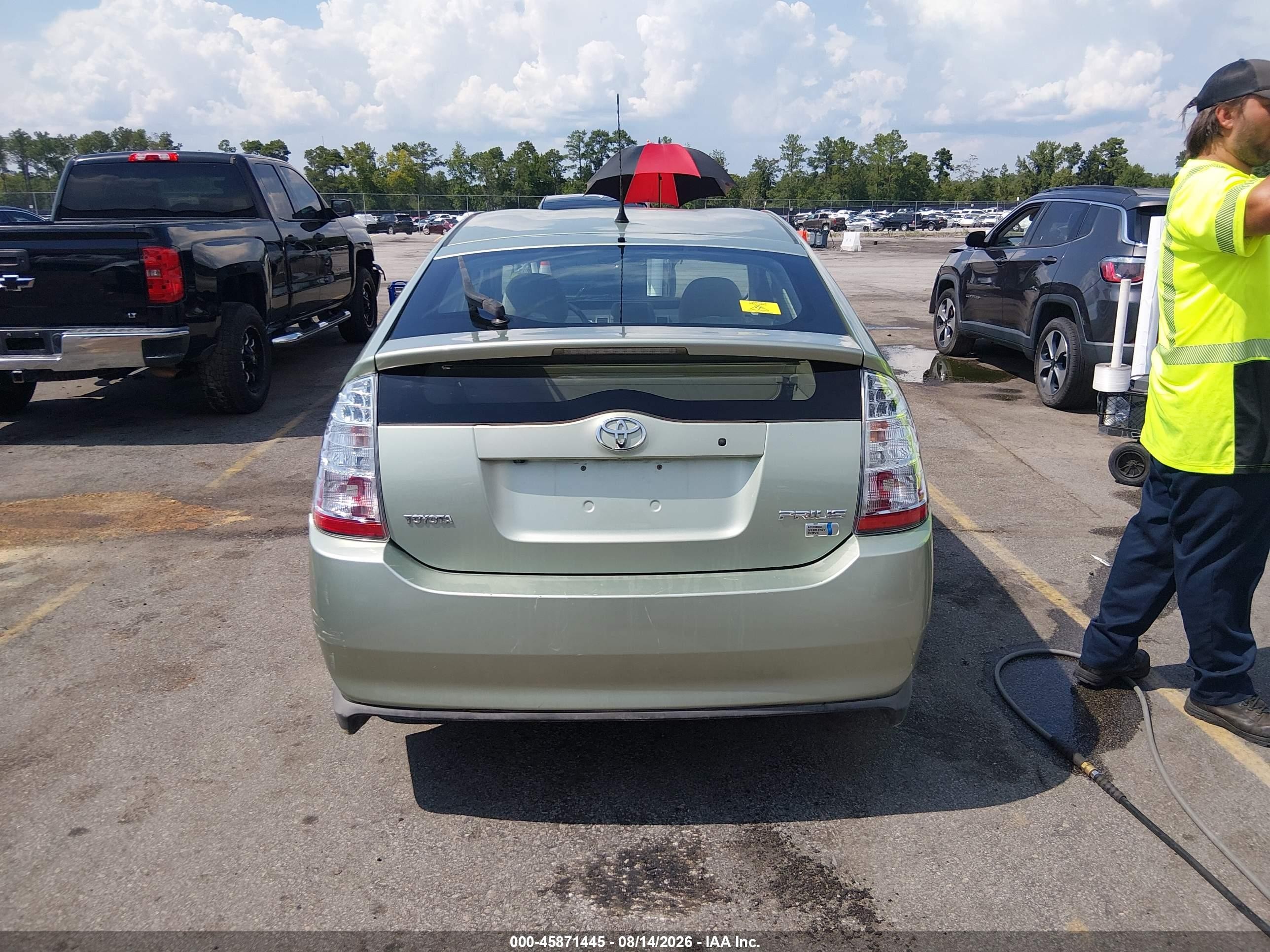 2008 Toyota Prius   Green vin: JTDKB20UX87705991