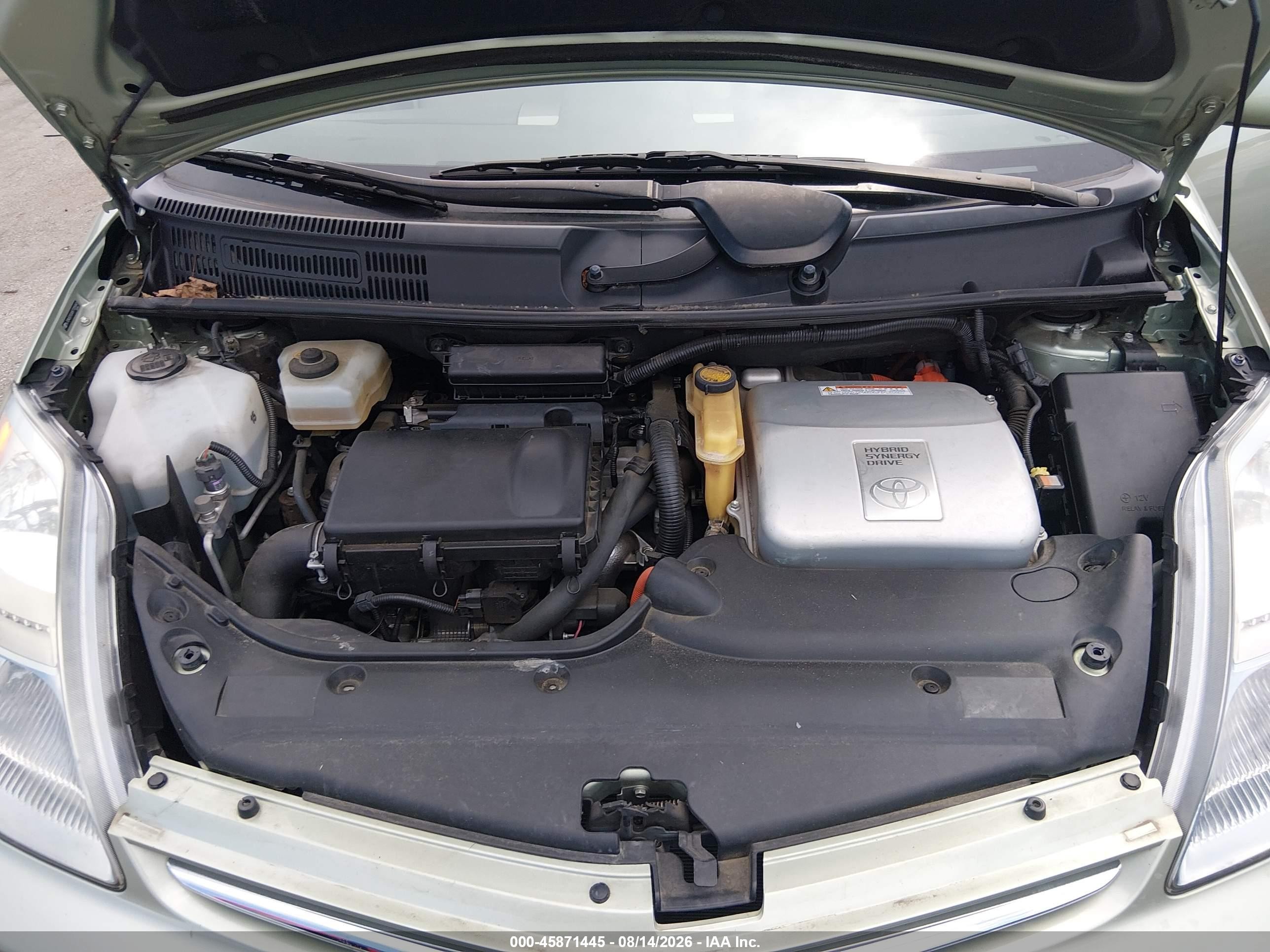 2008 Toyota Prius   Green vin: JTDKB20UX87705991