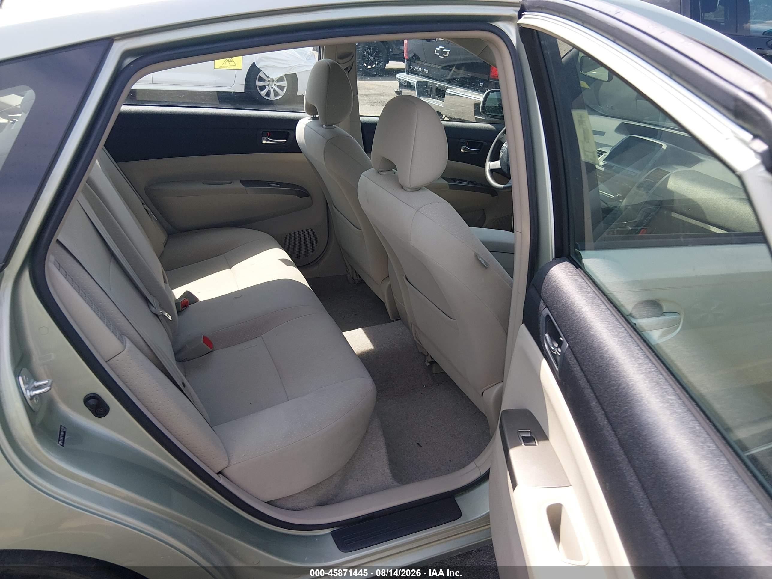 2008 Toyota Prius   Green vin: JTDKB20UX87705991
