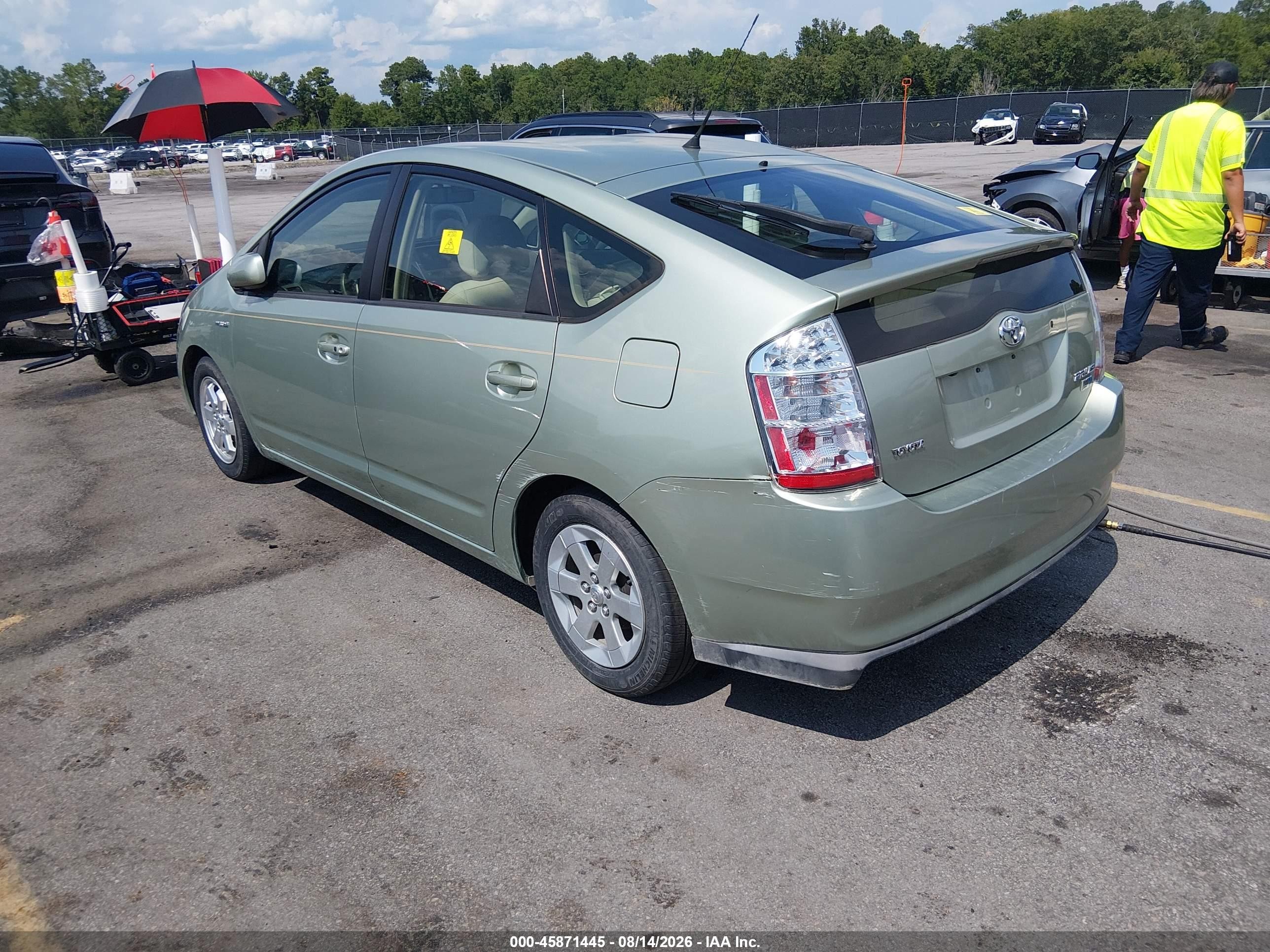2008 Toyota Prius   Green vin: JTDKB20UX87705991