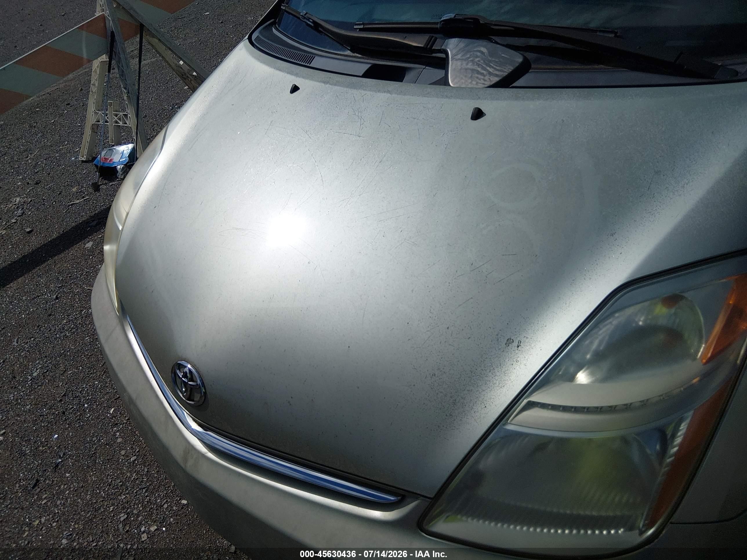 2008 Toyota Prius   Green vin: JTDKB20UX87708275
