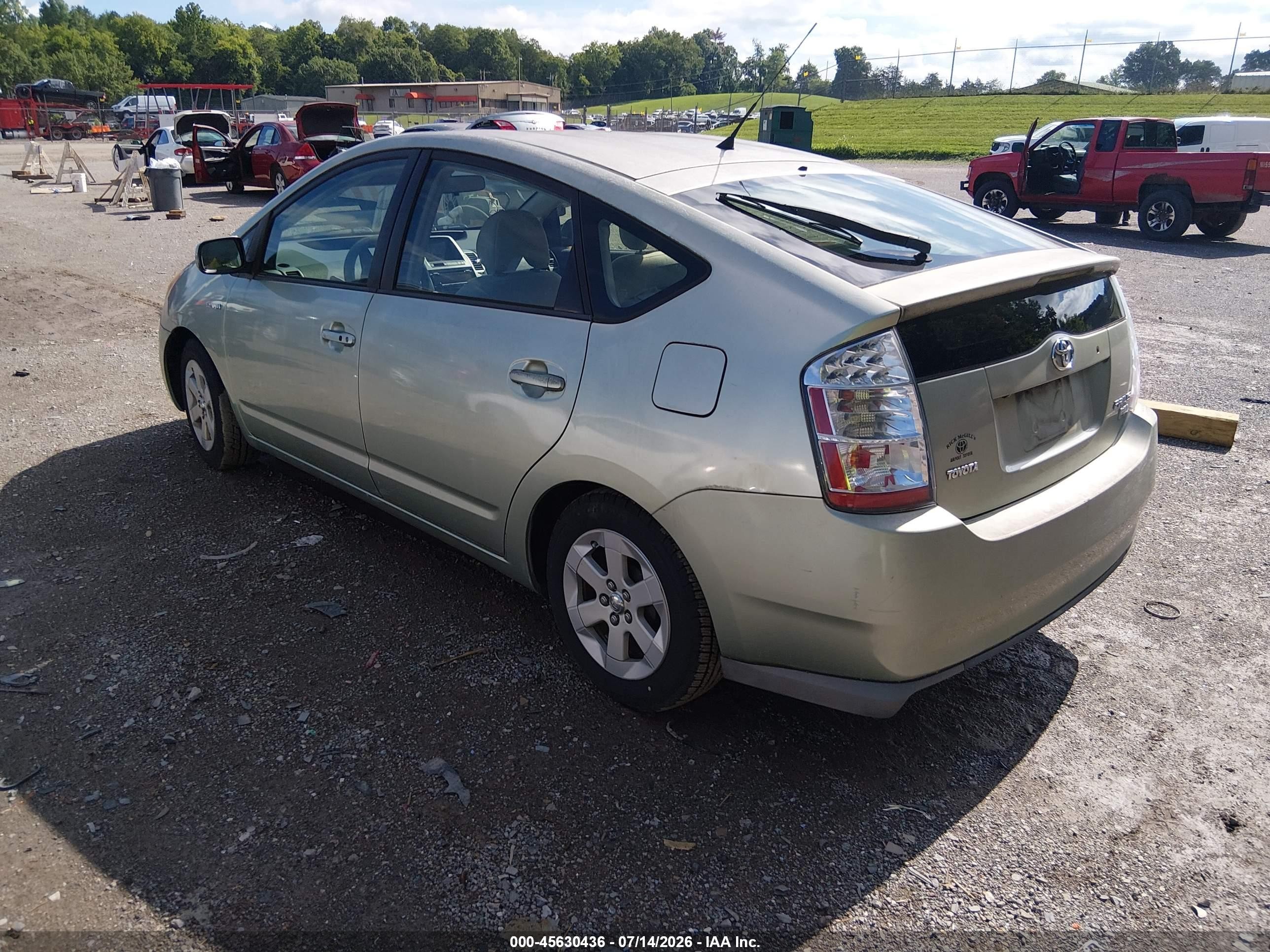 2008 Toyota Prius   Green vin: JTDKB20UX87708275