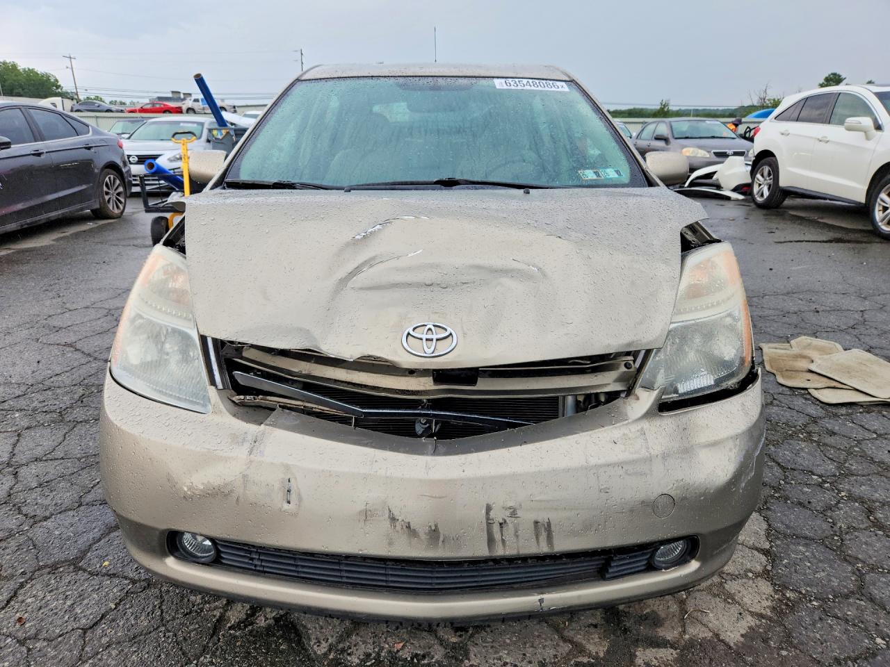 2008 Toyota Prius Base Бежевый vin: JTDKB20UX87712729