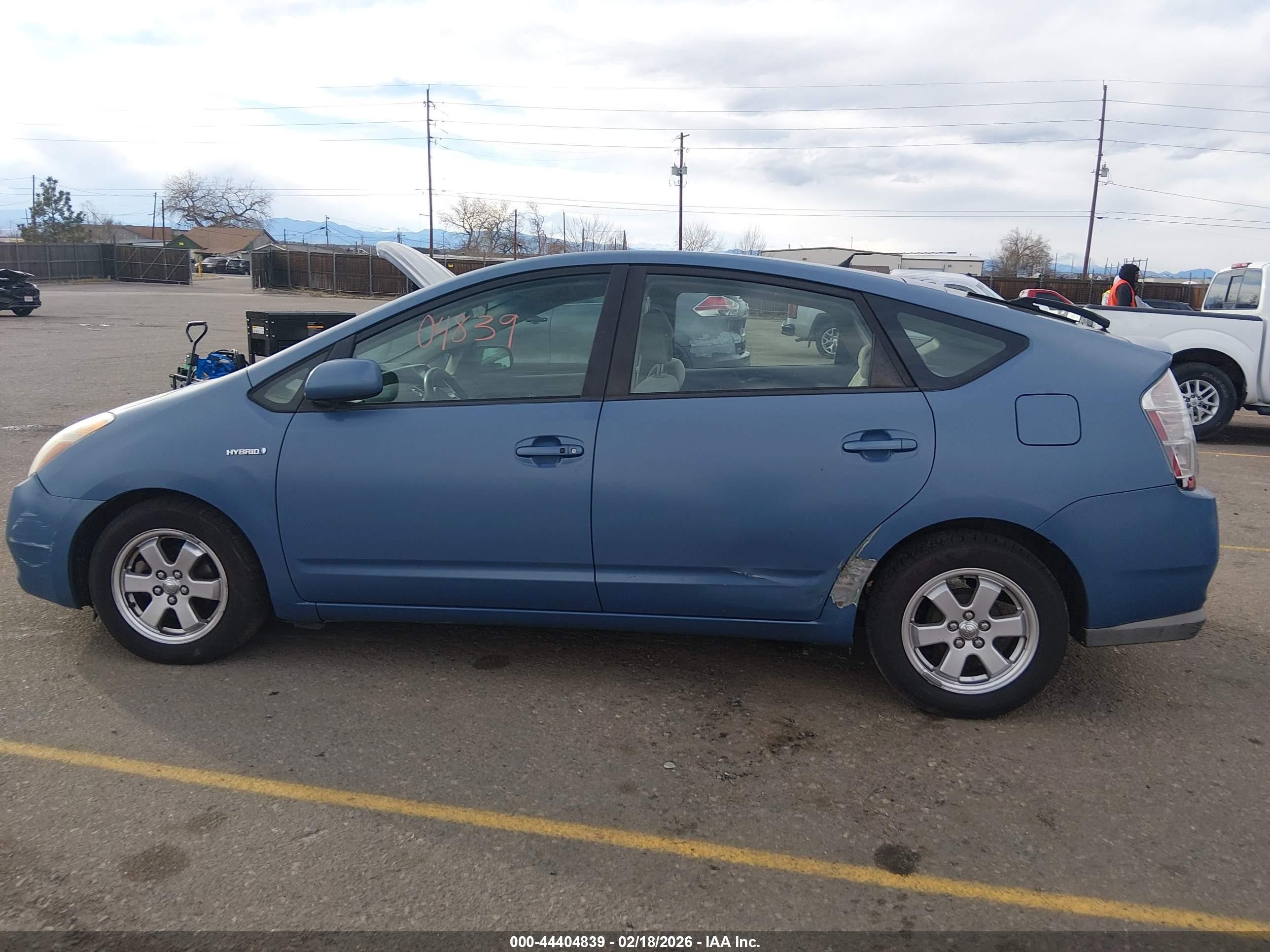 2008 Toyota Prius   Blue vin: JTDKB20UX87713377