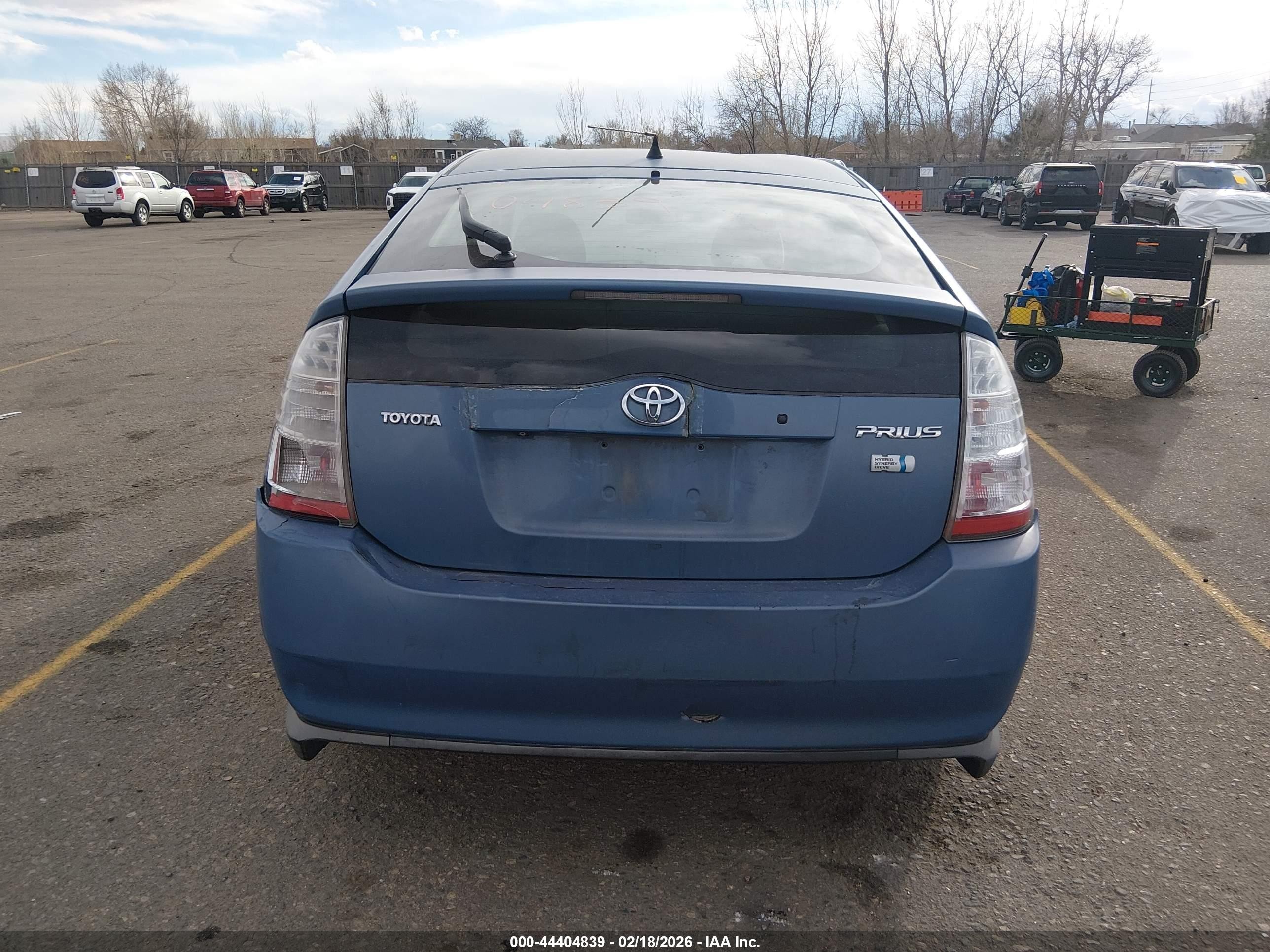2008 Toyota Prius   Blue vin: JTDKB20UX87713377